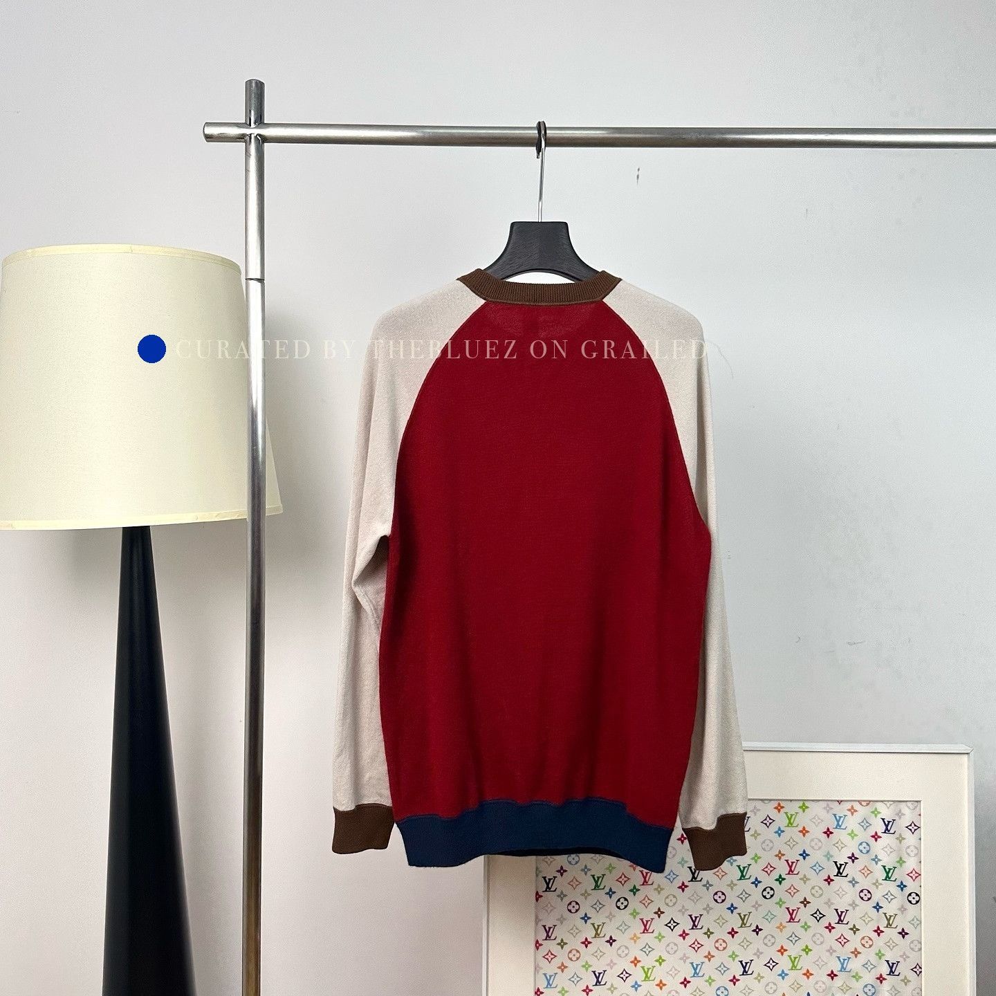 Loro Piana Multi Color Block Long Sleeve Sweater Size US L / EU 52-54 / 3 - 2 Thumbnail