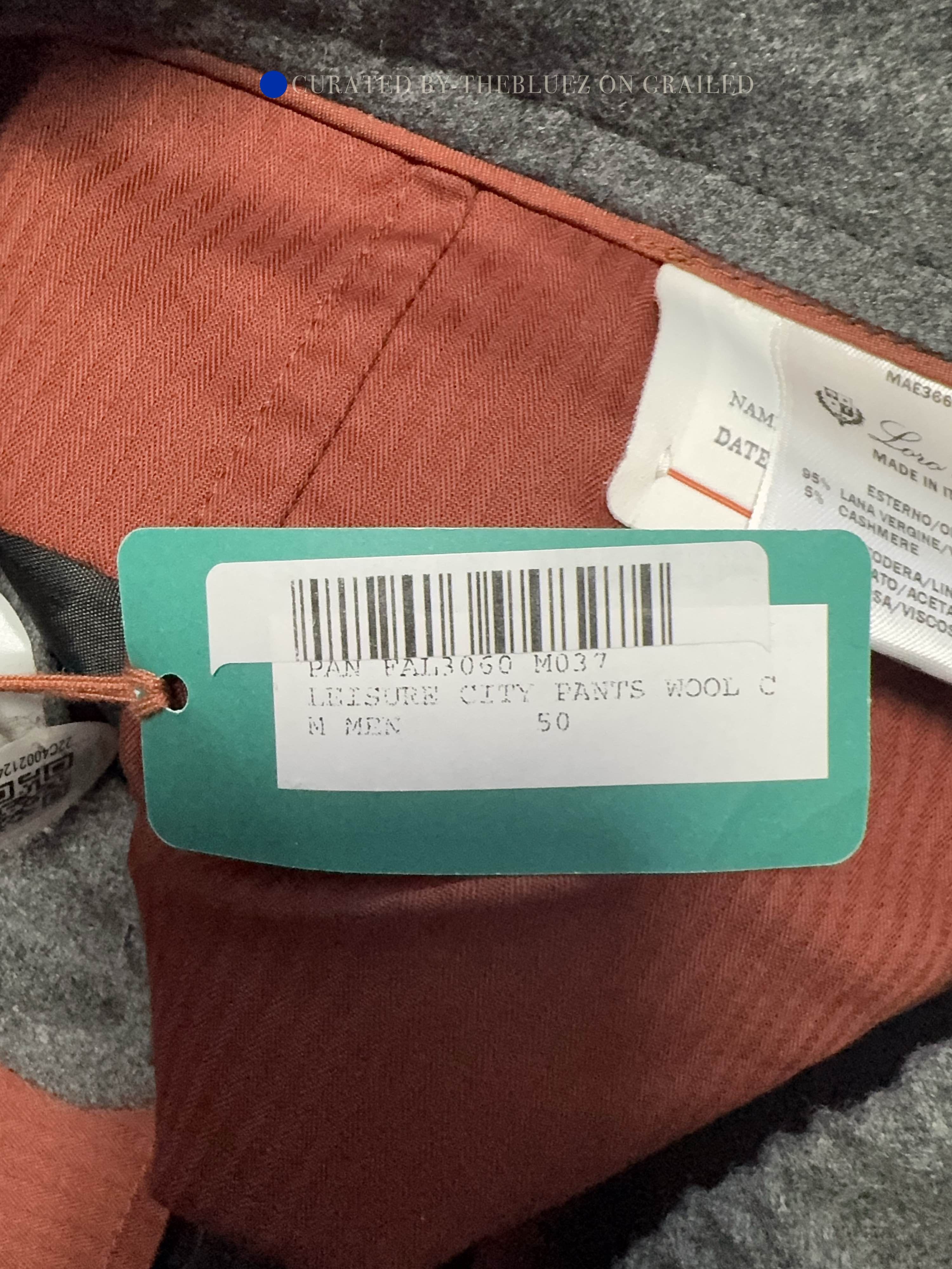 Loro Piana Gray Casual Pants Size 34 Size US 34 / EU 50 - 3 Thumbnail