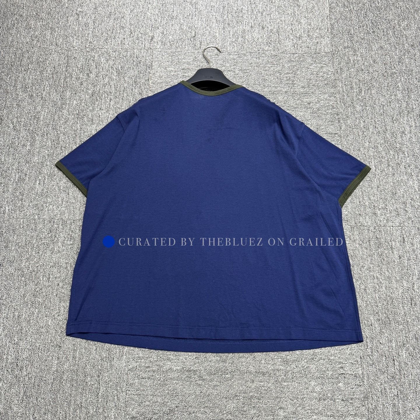Loro Piana Blue University Graphic Short Sleeve T-Shirt Size US M / EU 48-50 / 2 - 2 Thumbnail