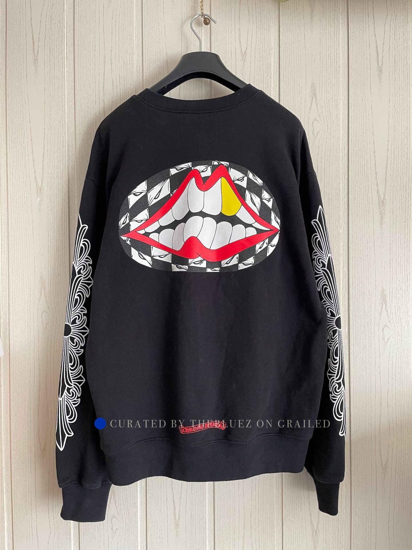Chrome Hearts Black Long Sleeve Graphic Sweatshirt Size US L / EU 52-54 / 3 - 3 Thumbnail