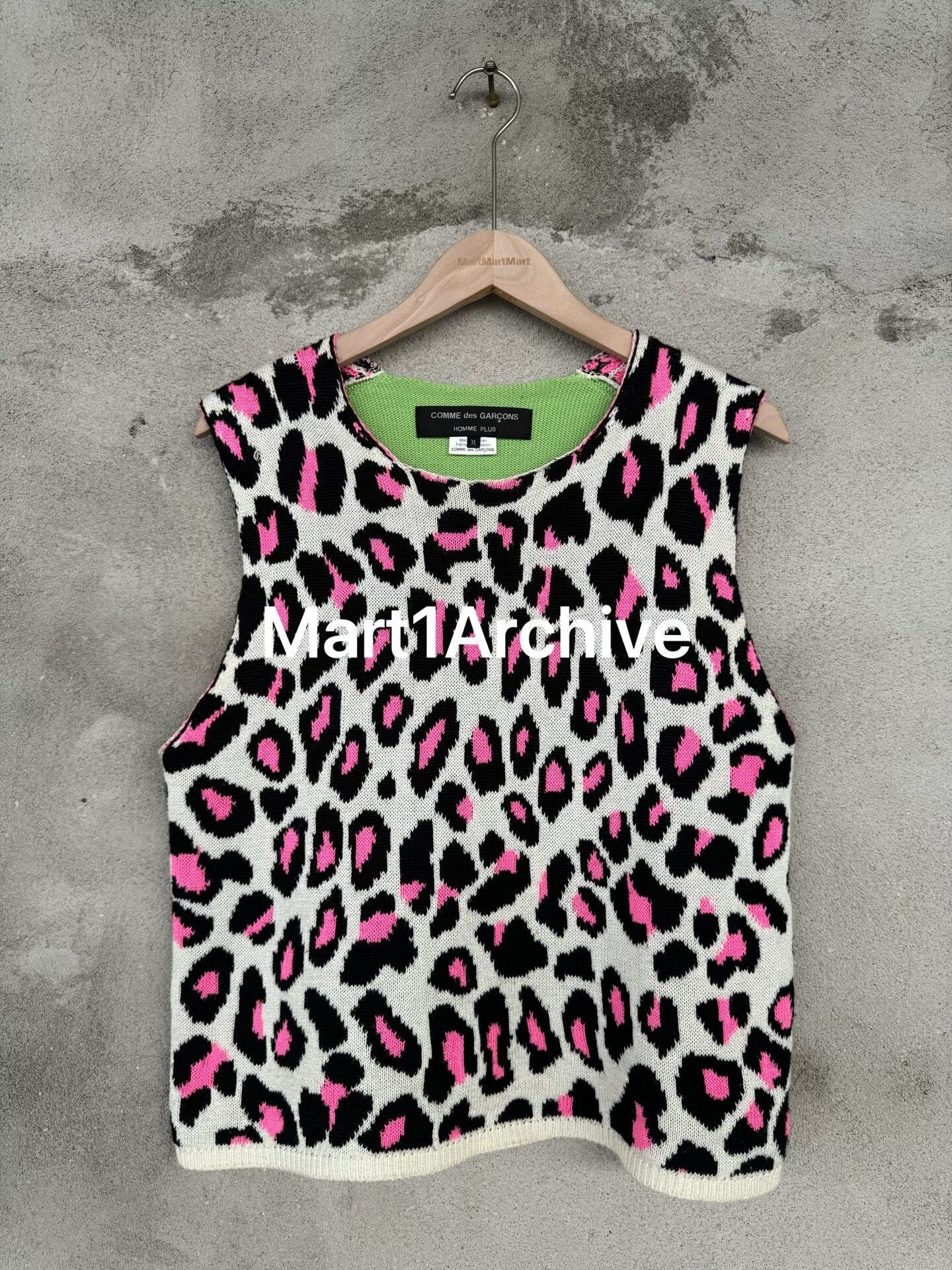 Comme des Garcons Multi Leopard Print Sleeveless Knit Top Size US M / EU 48-50 / 2 - 2 Thumbnail