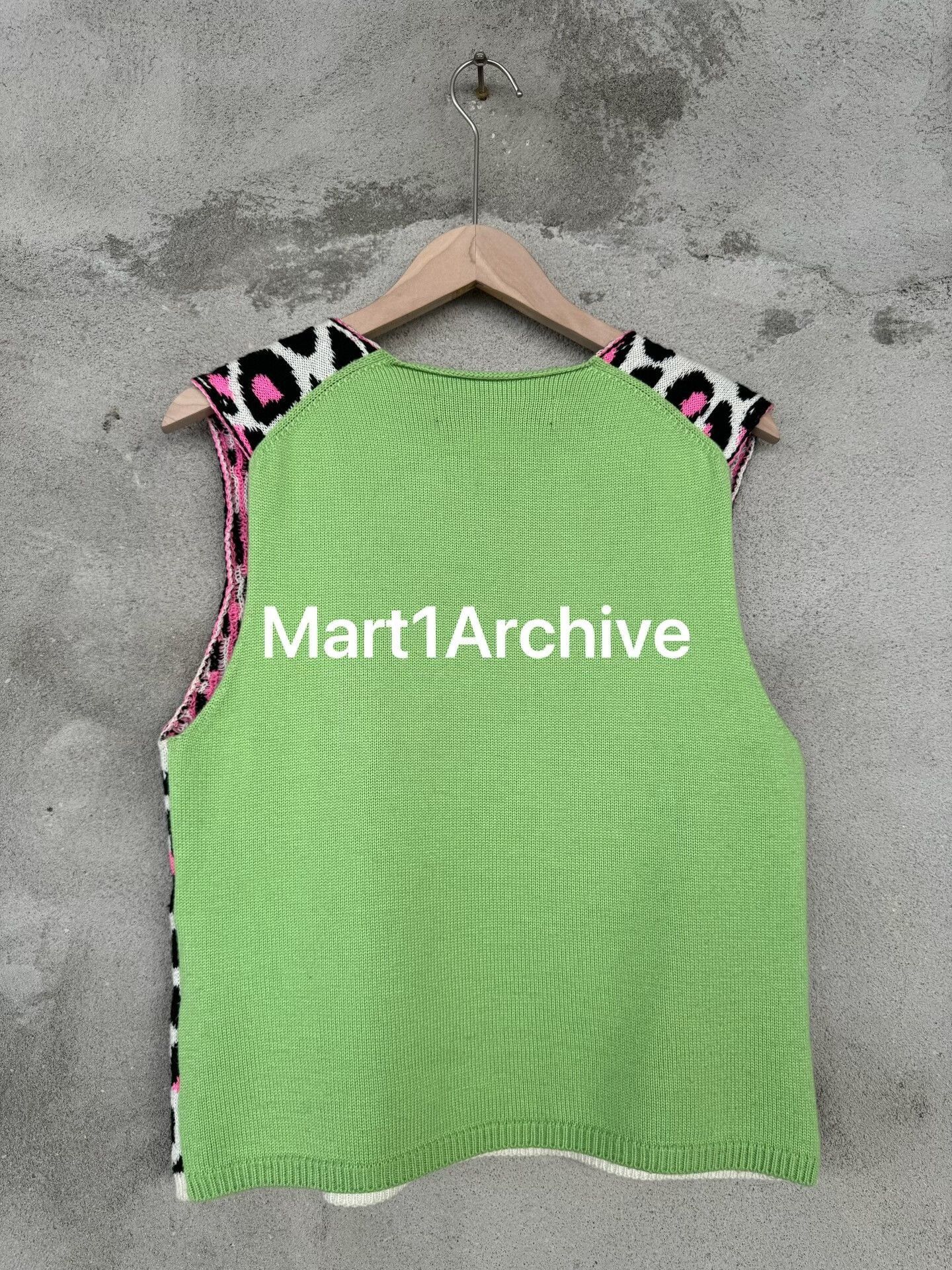 Comme des Garcons Multi Leopard Print Sleeveless Knit Top Size US M / EU 48-50 / 2 - 3 Thumbnail