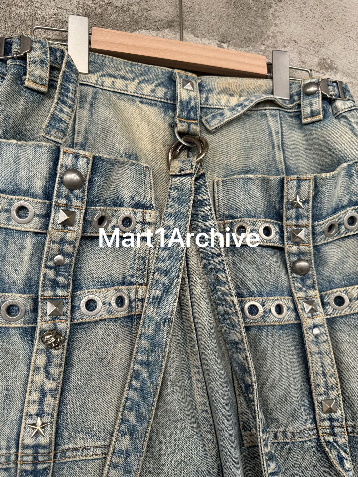 Balenciaga Blue Cargo Denim Jeans Size 30 Size US 30 / EU 46 - 5 Thumbnail