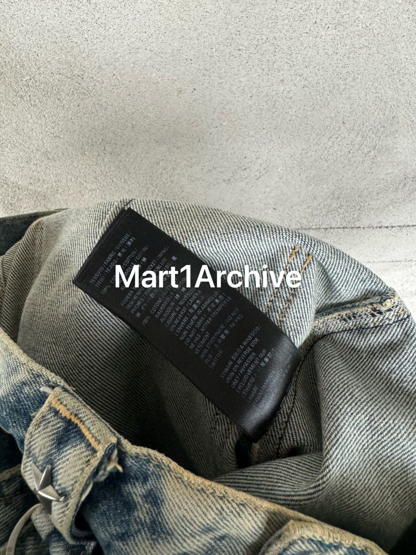 Balenciaga Blue Cargo Denim Jeans Size 30 Size US 30 / EU 46 - 8 Thumbnail