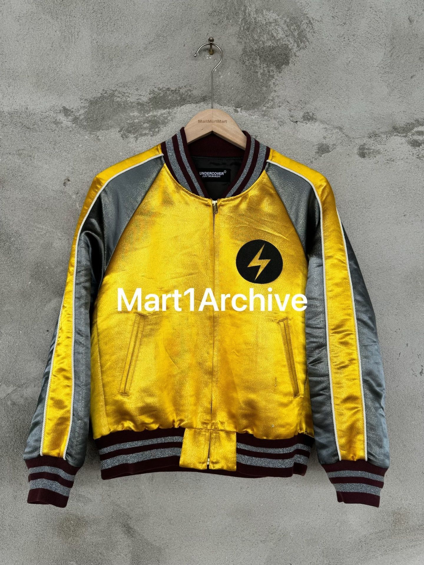 Undercover Multi Graphic Print Satin Bomber Jacket Size US S / EU 44-46 / 1 - 3 Thumbnail