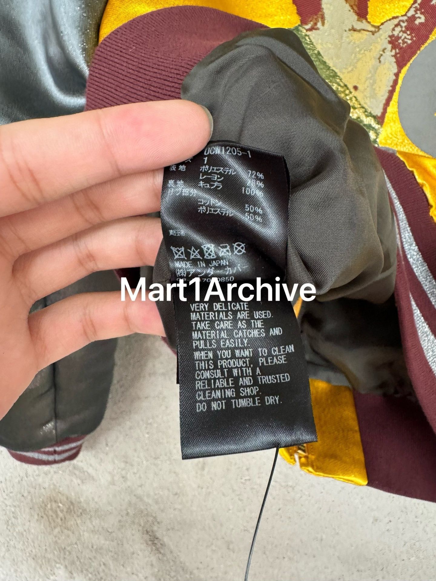 Undercover Multi Graphic Print Satin Bomber Jacket Size US S / EU 44-46 / 1 - 9 Thumbnail