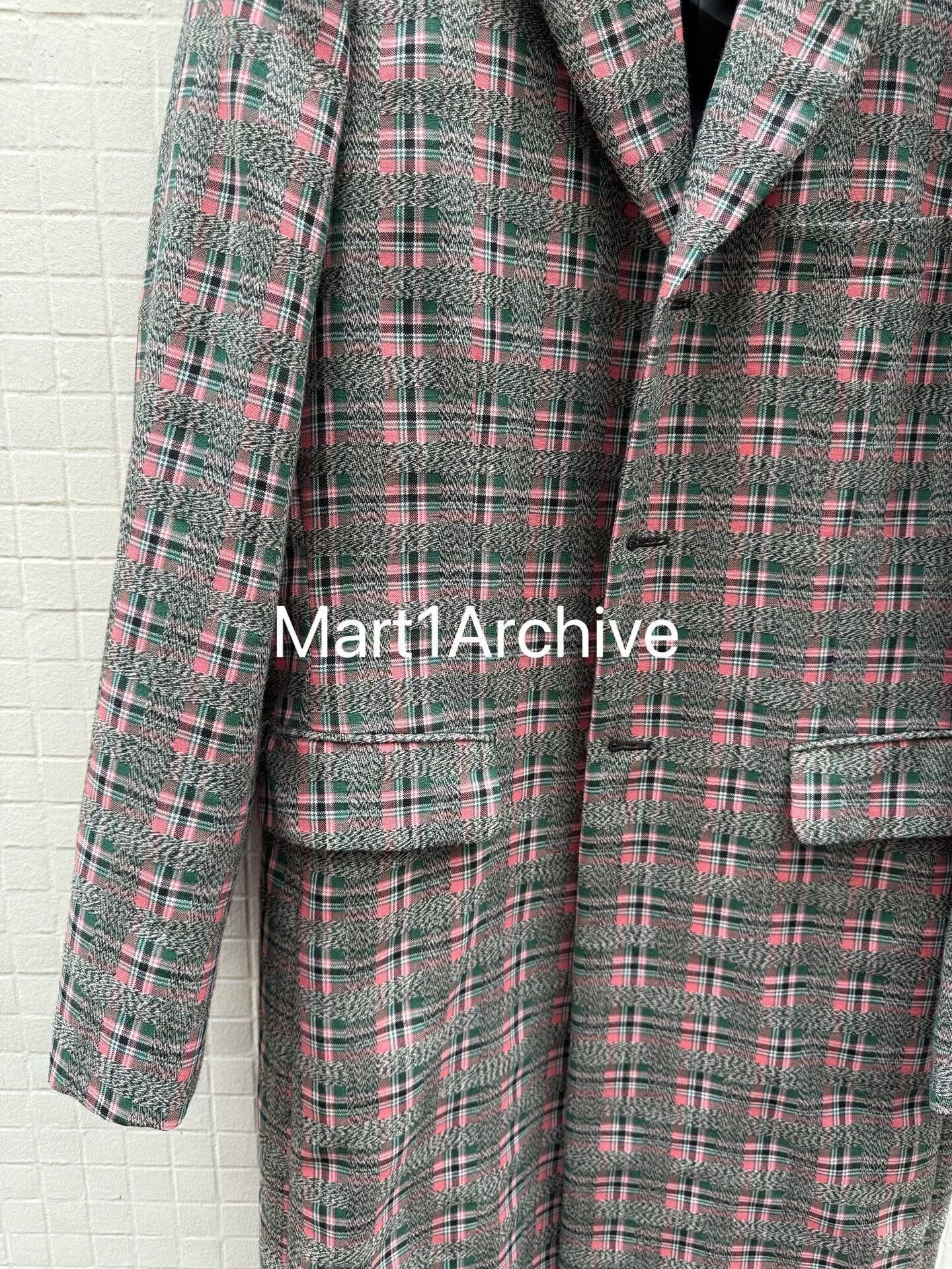 Comme des Garcons Multi Check Long Heavy Coat Size S Size US S / EU 44-46 / 1 - 5 Thumbnail
