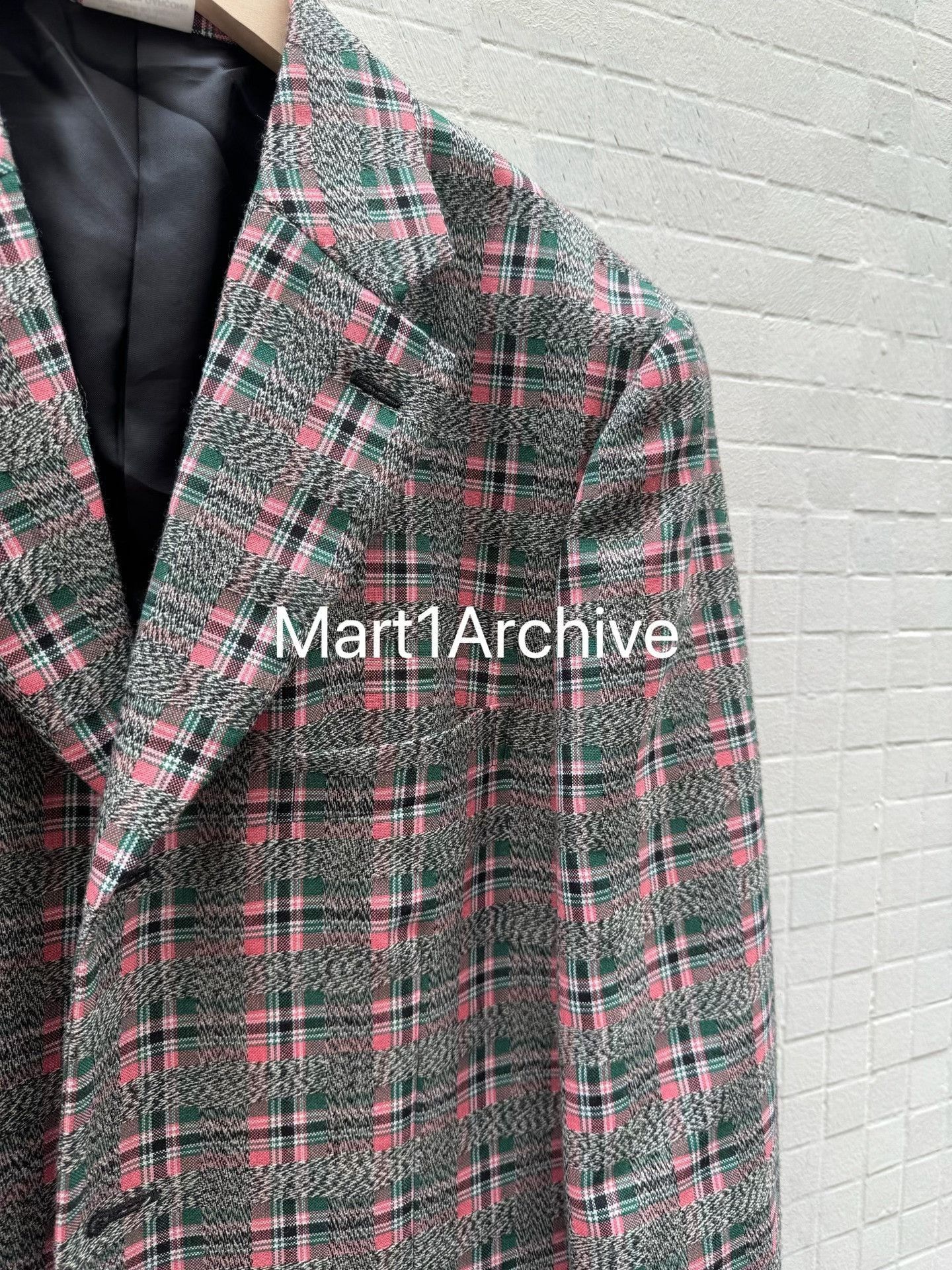 Comme des Garcons Multi Check Long Heavy Coat Size S Size US S / EU 44-46 / 1 - 4 Thumbnail