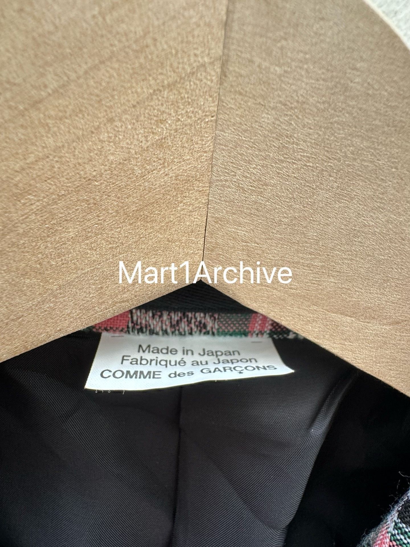Comme des Garcons Multi Check Long Heavy Coat Size S Size US S / EU 44-46 / 1 - 7 Thumbnail