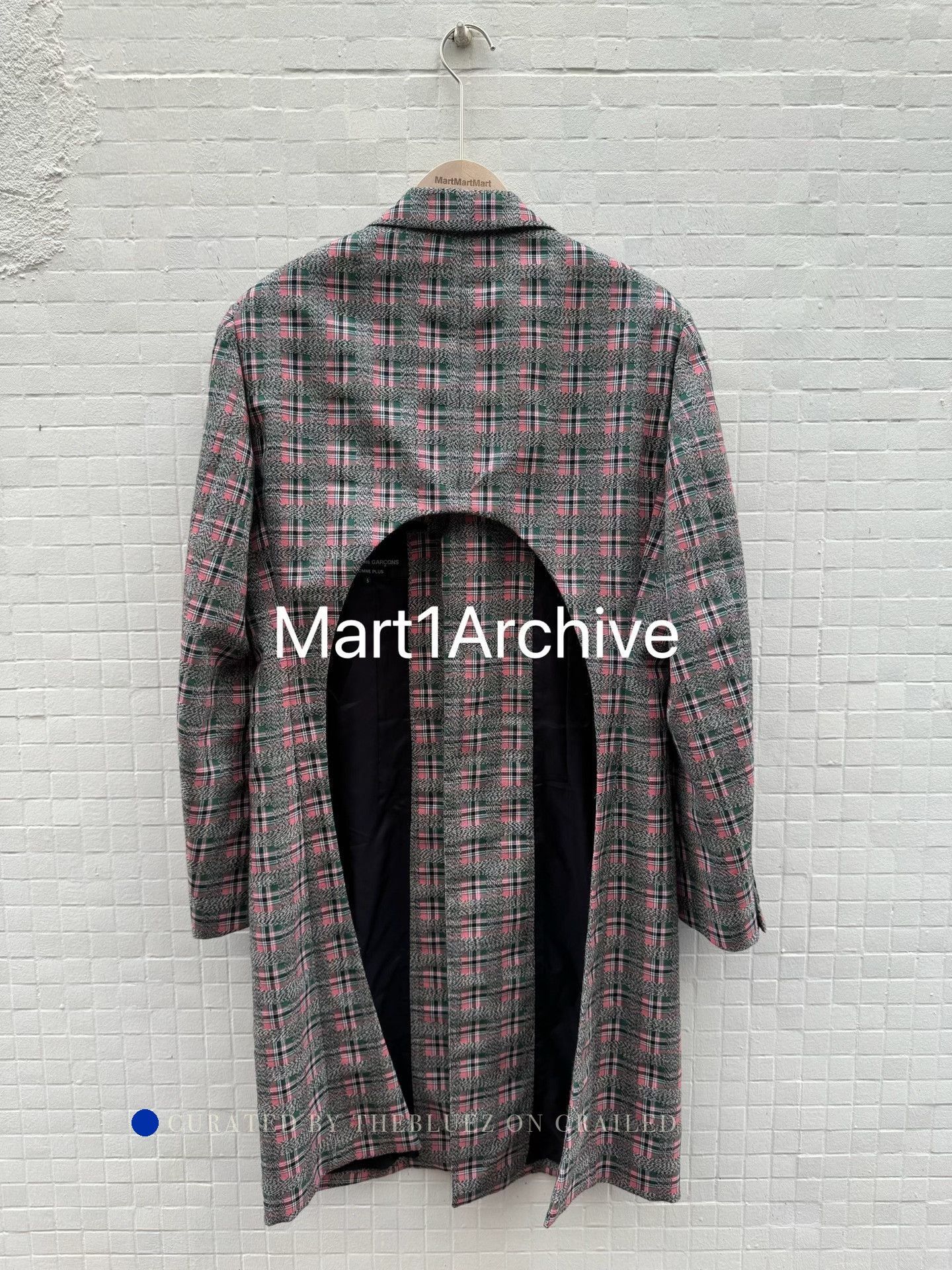 Comme des Garcons Multi Check Long Heavy Coat Size S Size US S / EU 44-46 / 1 - 3 Thumbnail