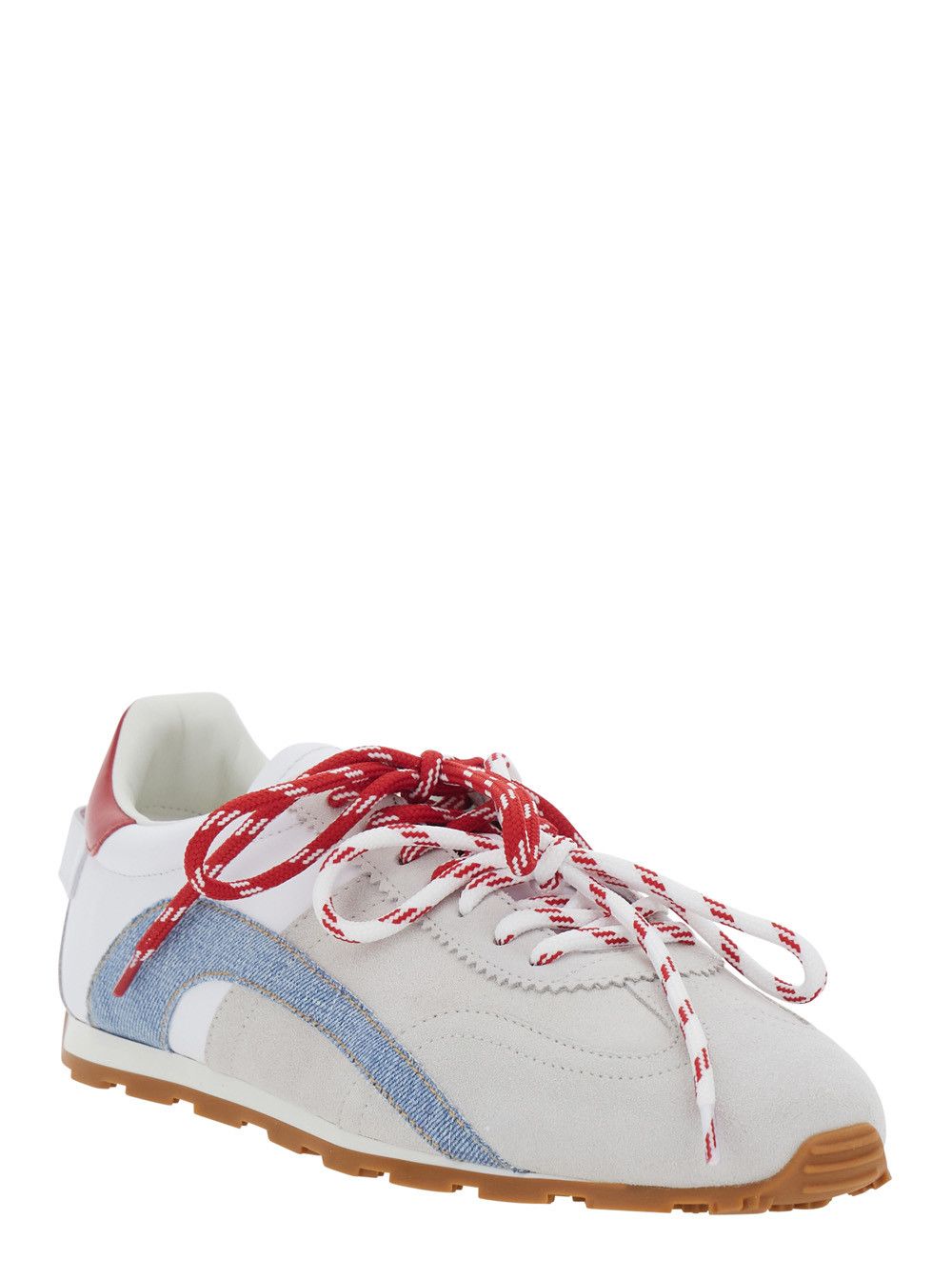 Dsquared2 'DC-642' White Low Top Sneakers with logo lettering on the tongue and logo patch on the back in Leather for Men Size US 12 / EU 45 - 2 Thumbnail