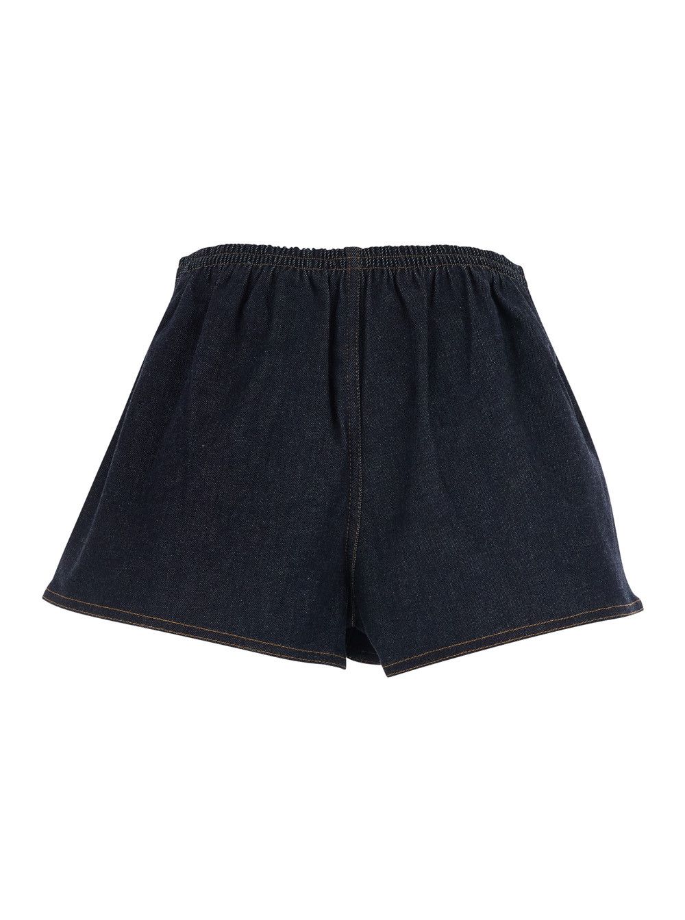 Jacquemus Blue Shorts with Front Pleats in Denim Woman Size 27" / US 4 / IT 40 - 2 Thumbnail