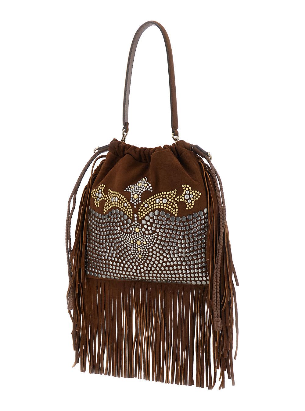 Etro Shoulder Bag 'FRINGED BAG' with Brown Leather Fringes for Women Size ONE SIZE - 2 Thumbnail