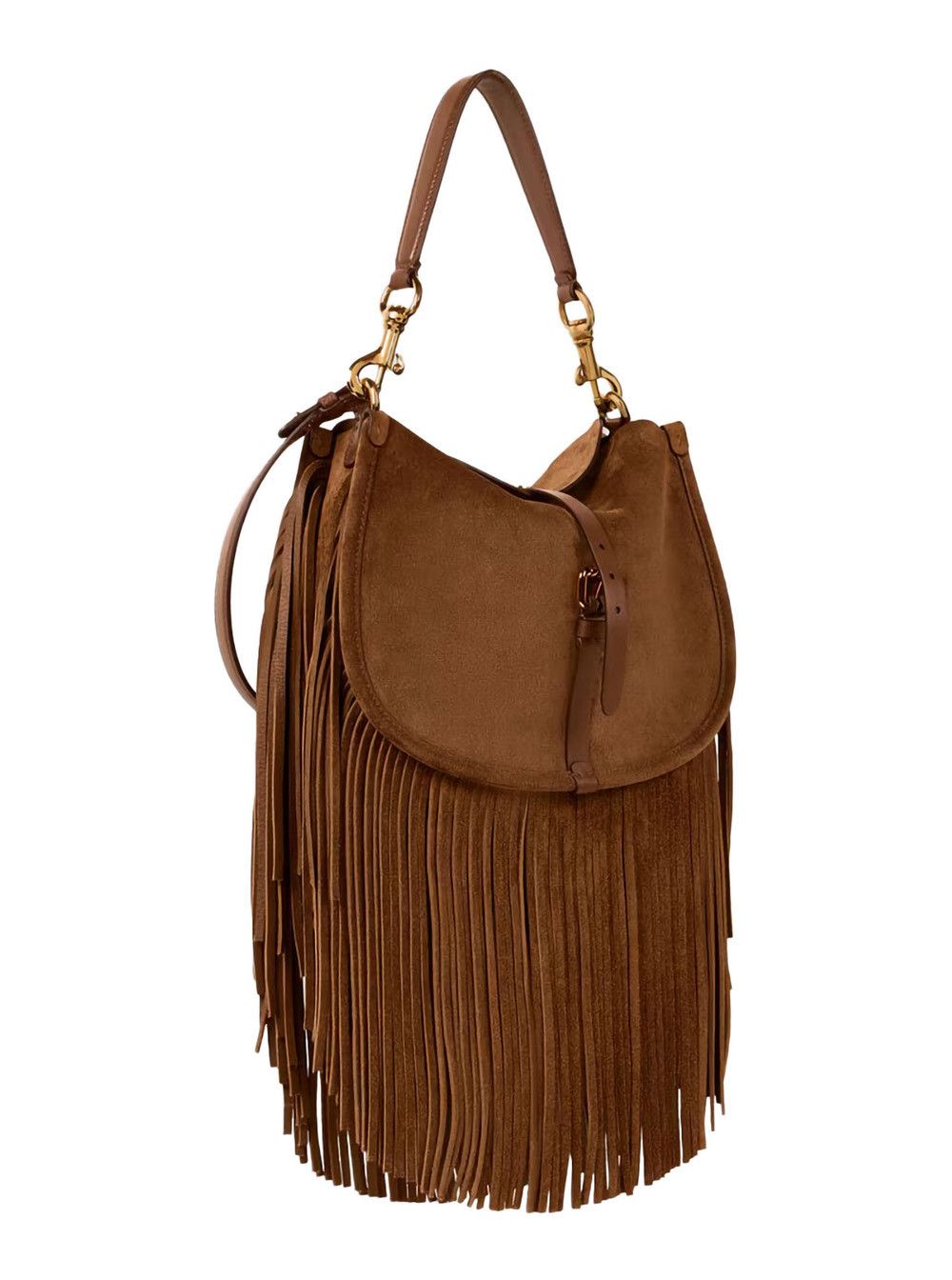 Etro Shoulder Bag 'PONY SUEDE BAG' with Leather Details Brown Women Size ONE SIZE - 2 Thumbnail