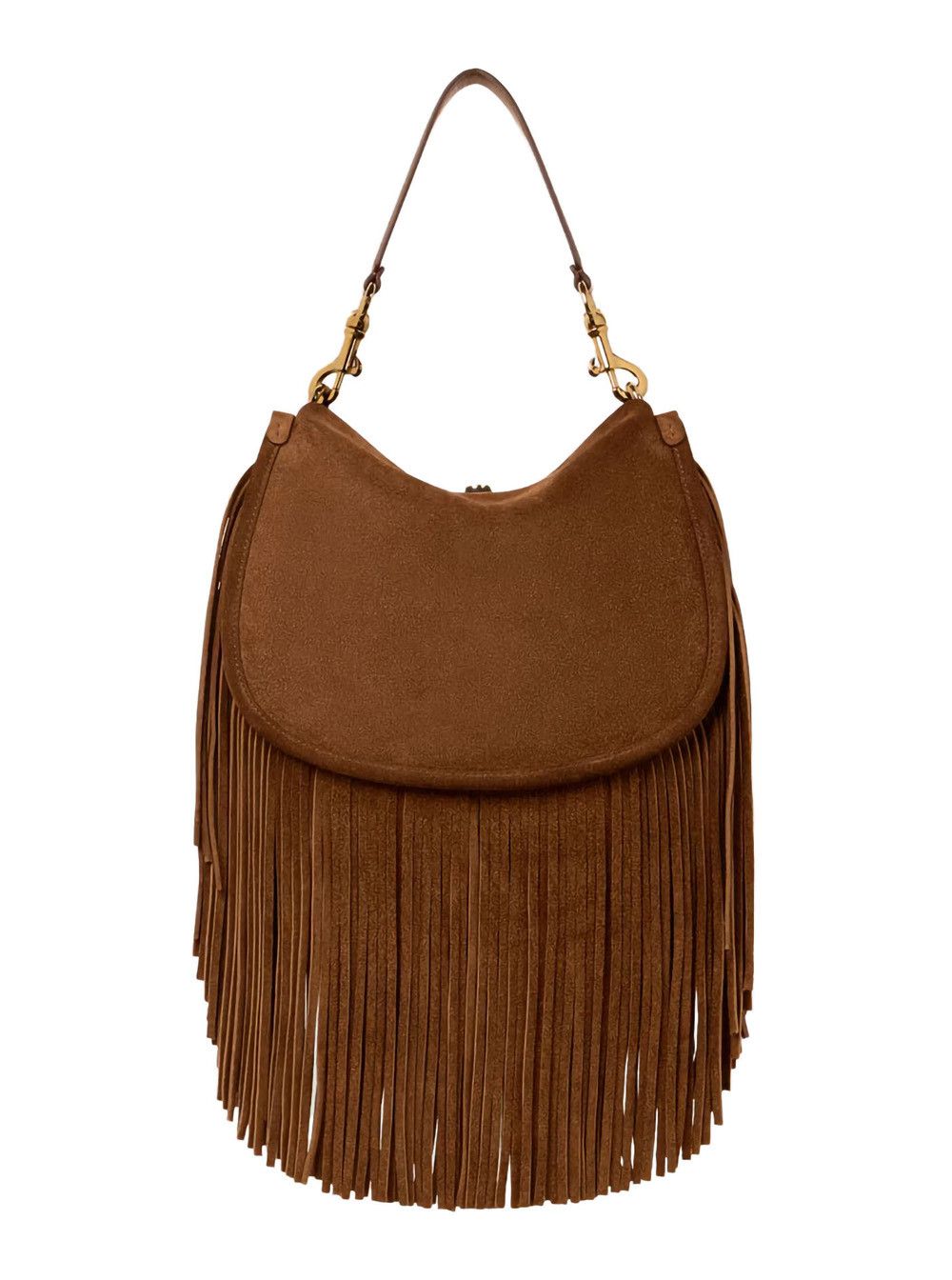 Etro Shoulder Bag 'PONY SUEDE BAG' with Leather Details Brown Women Size ONE SIZE - 3 Thumbnail