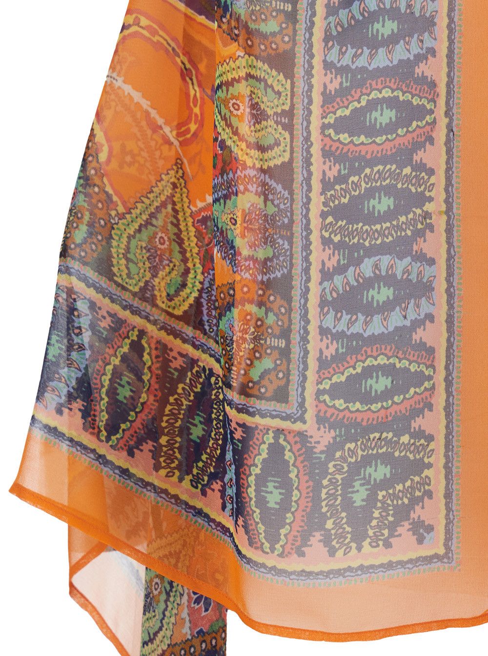 Etro Printed Gilet 'PRINTED GILET' with Orange Silk Details for Men Size ONE SIZE - 3 Thumbnail