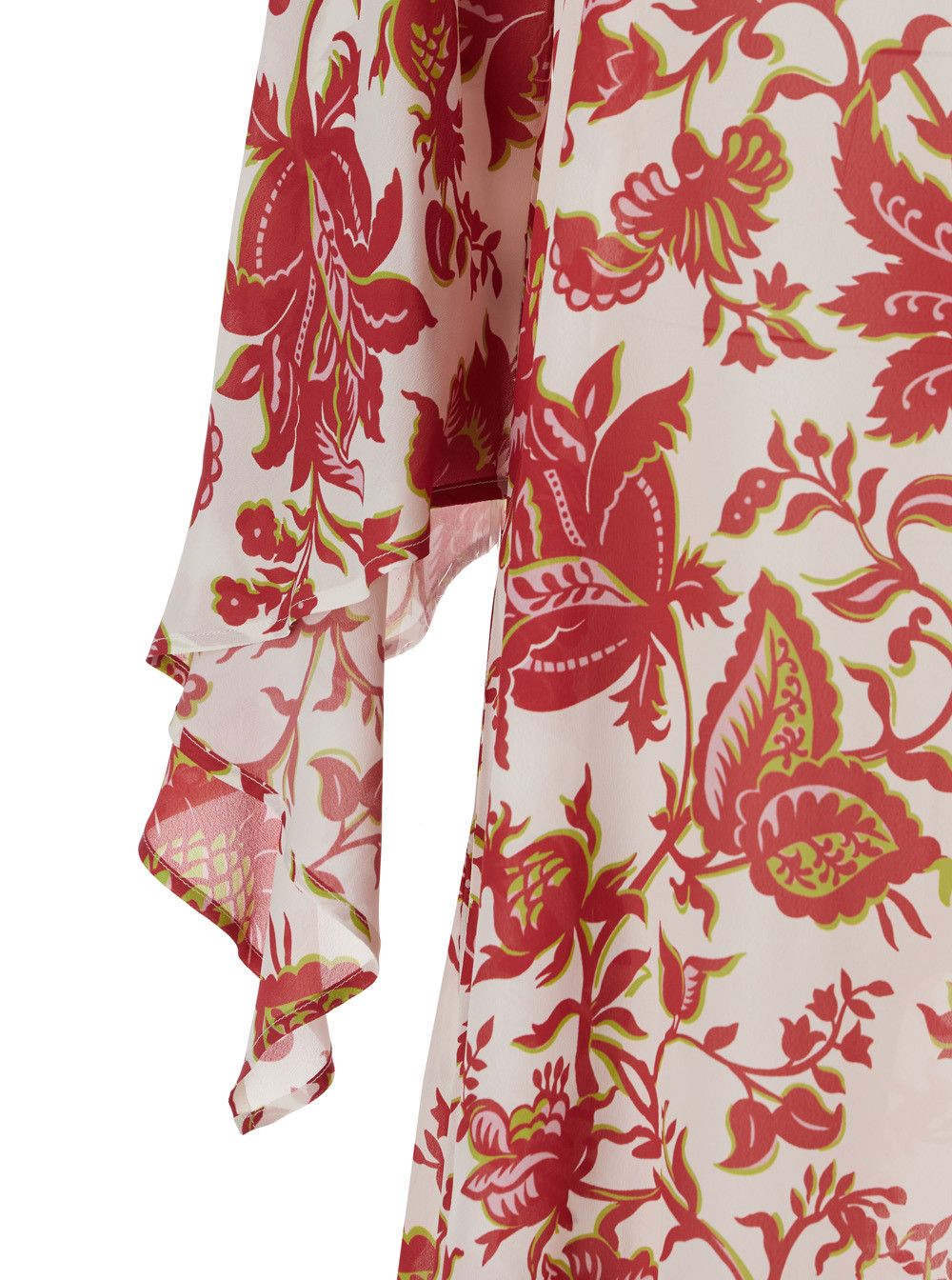 Etro Dress 'LONG SLEEVES MAXI DRESS' Multicolor with Long Sleeves and V-Neck in Viscose for Women Size L / US 10 / IT 46 - 3 Thumbnail