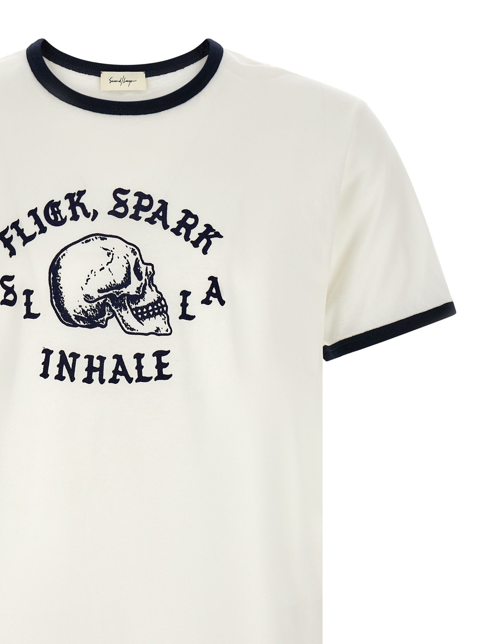 Second/Layer 'Flick, Spark, Inhale Ringer' T-shirt Size US L / EU 52-54 / 3 - 3 Thumbnail