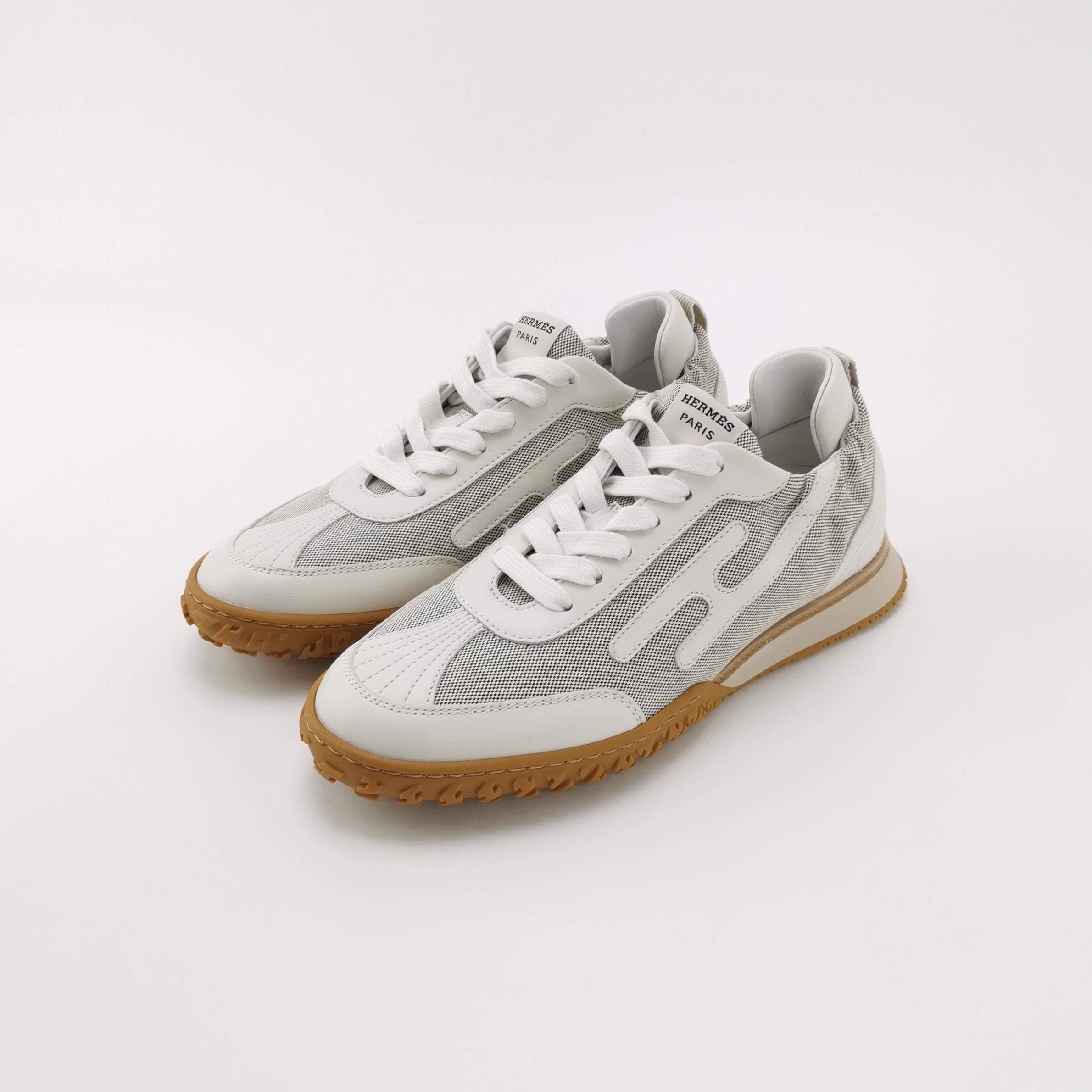 Hermes Hermes Women 6-5 Lowtop Sneakers Size US 6.5 / IT 36.5 - 2 Thumbnail