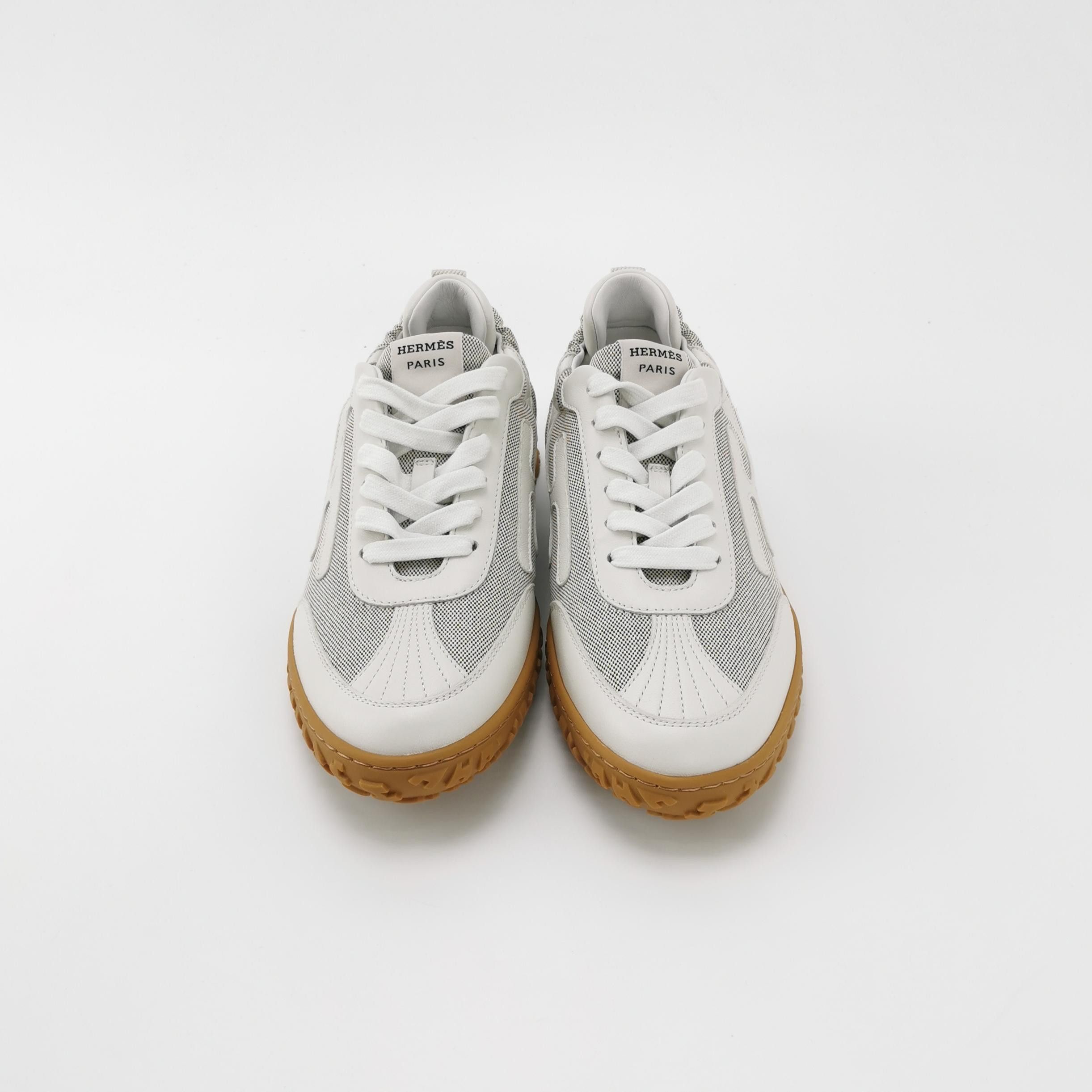 Hermes Hermes Women 6-5 Lowtop Sneakers Size US 6.5 / IT 36.5 - 3 Thumbnail