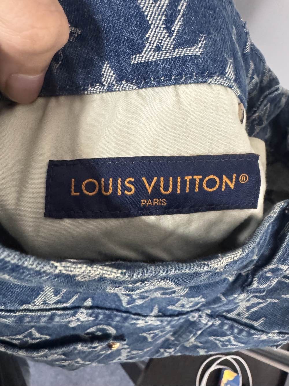 Louis Vuitton Louis Vuitton Monogram Denim Shorts Size 29 Size US 29 - 3 Thumbnail