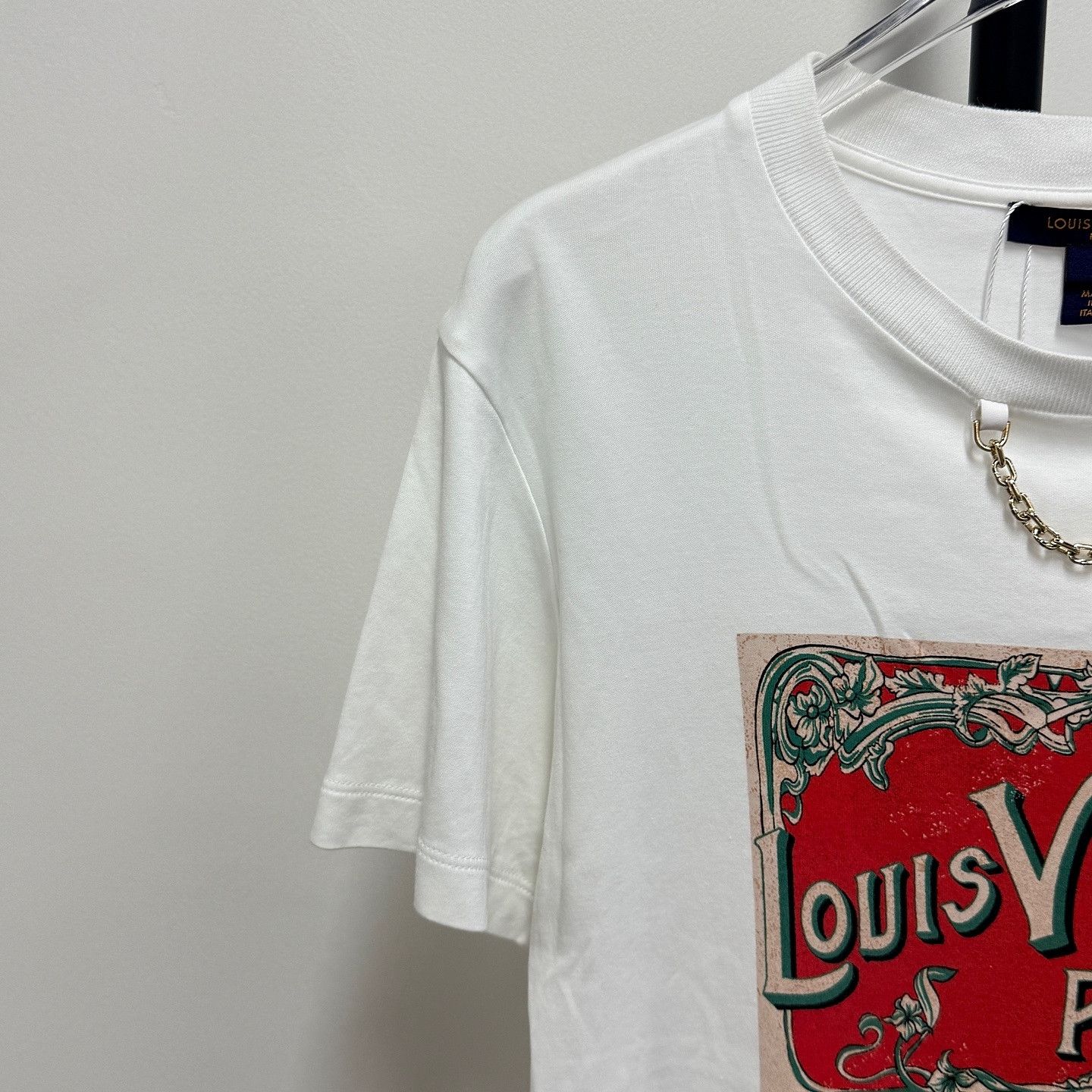 Louis Vuitton Louis Vuitton Chain Detail T-Shirt Size S Size S / US 4 / IT 40 - 5 Thumbnail