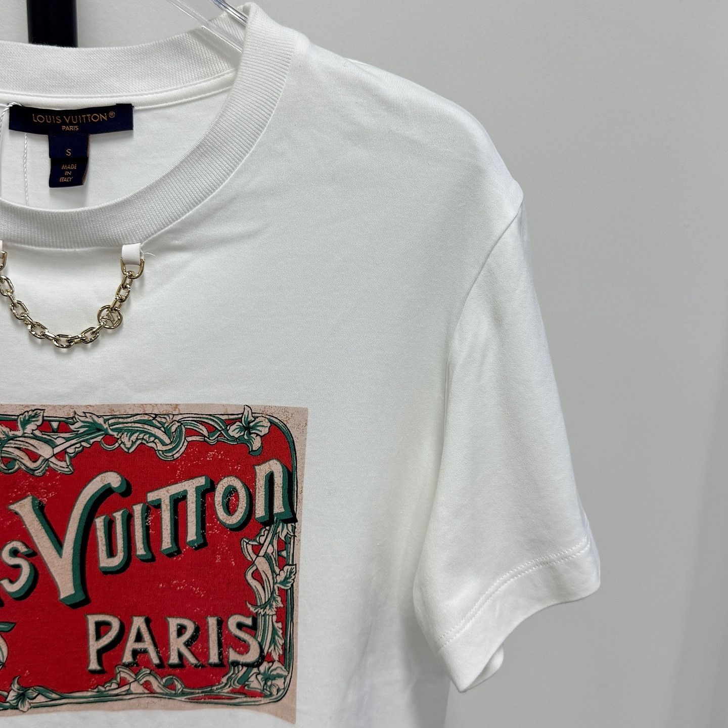 Louis Vuitton Louis Vuitton Chain Detail T-Shirt Size S Size S / US 4 / IT 40 - 6 Thumbnail
