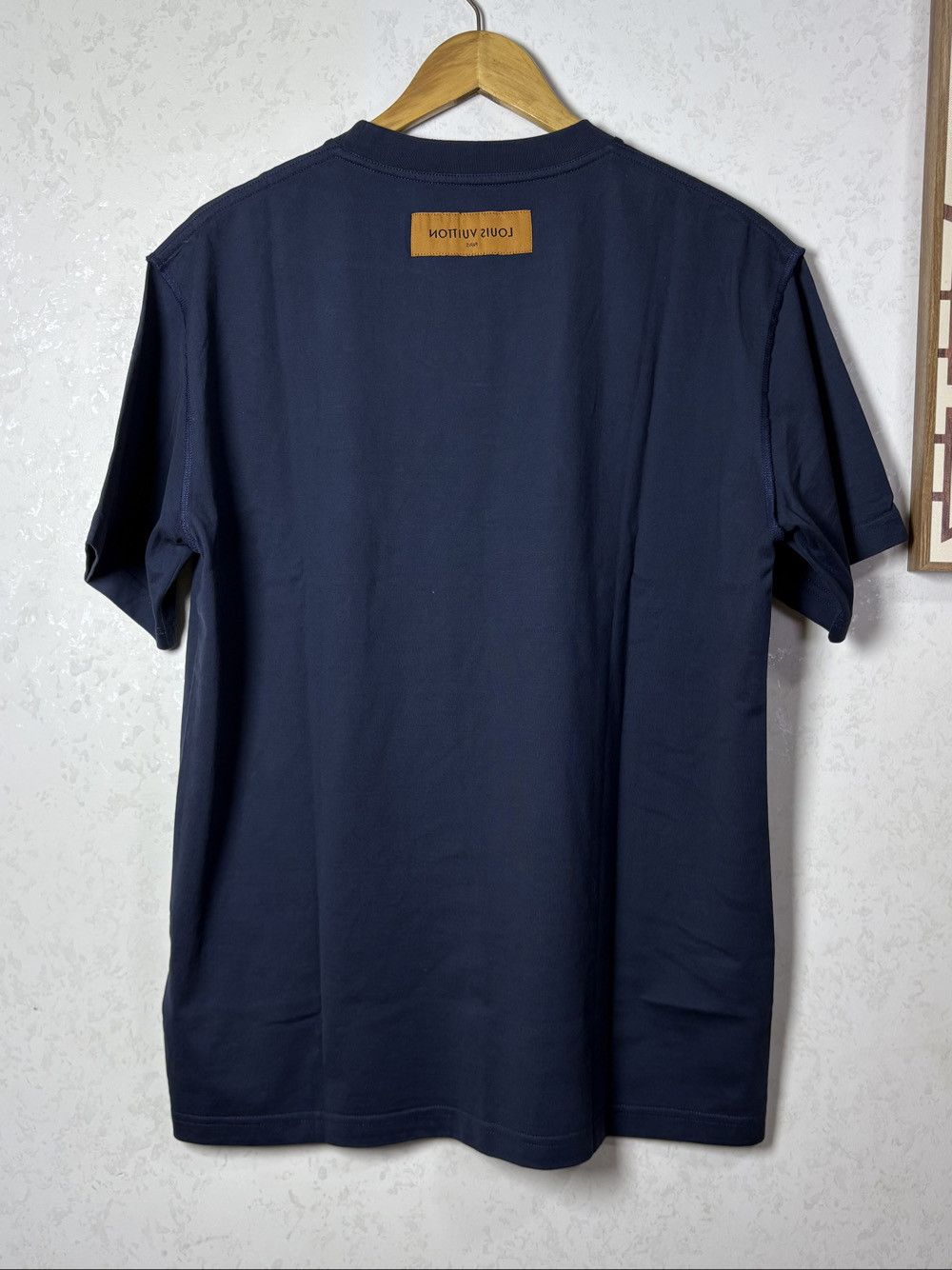 Louis Vuitton Louis Vuitton Navy Cotton T-Shirt Size L Size US L / EU 52-54 / 3 - 6 Thumbnail