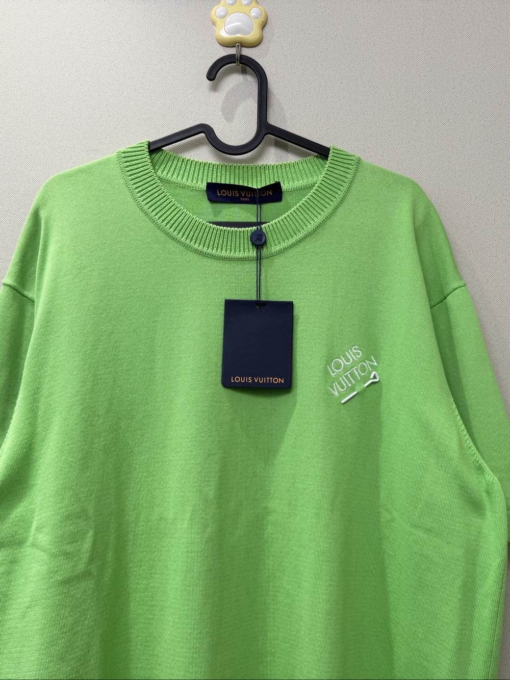 Louis Vuitton Louis Vuitton Knit T-Shirt Green Size XL Size US XL / EU 56 / 4 - 3 Thumbnail