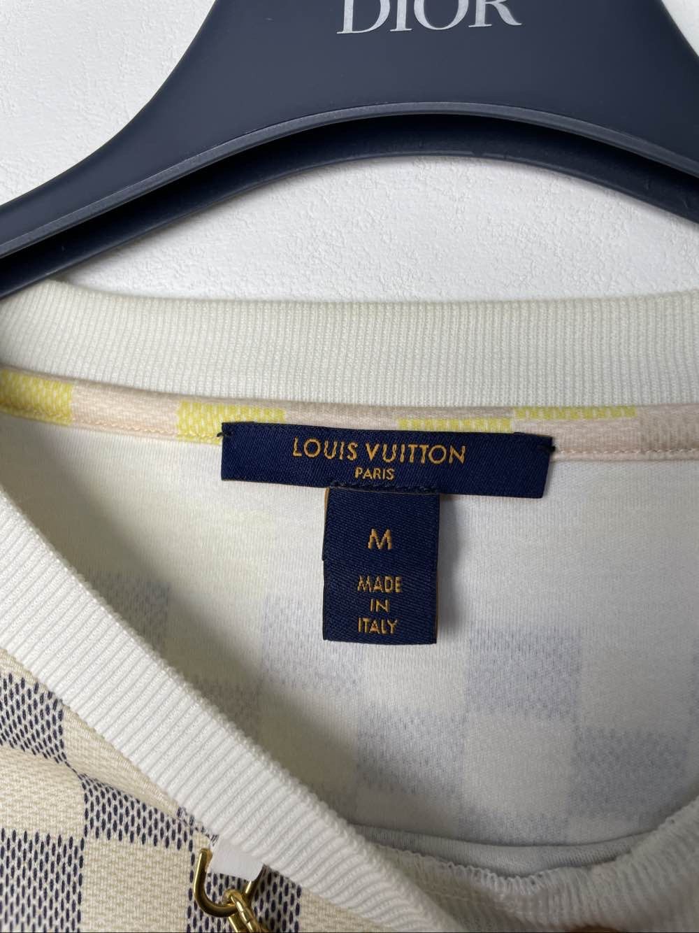 Louis Vuitton Louis Vuitton Damier Checkered Chain T-Shirt Size M Size M / US 6-8 / IT 42-44 - 3 Thumbnail