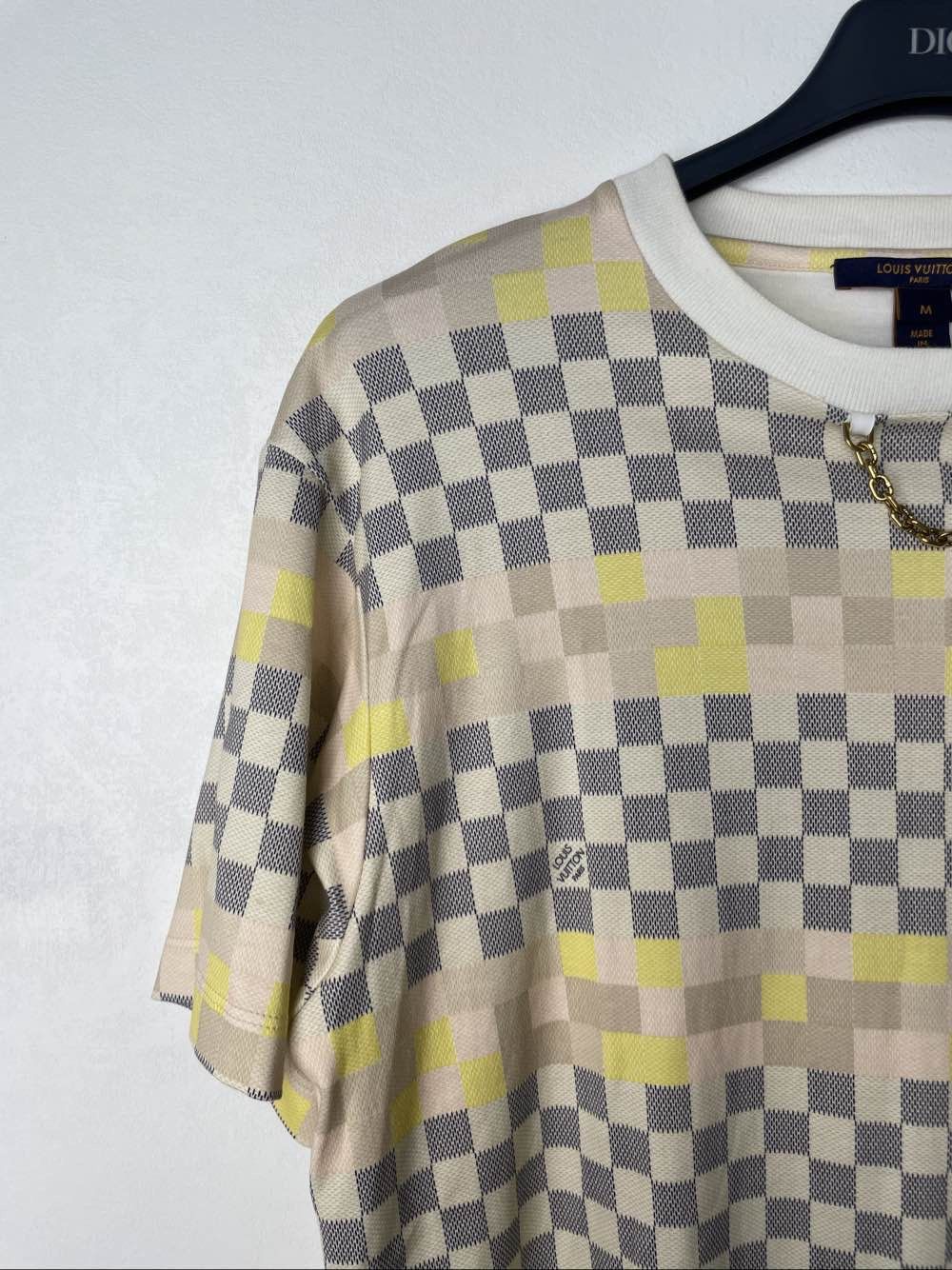 Louis Vuitton Louis Vuitton Damier Checkered Chain T-Shirt Size M Size M / US 6-8 / IT 42-44 - 5 Thumbnail