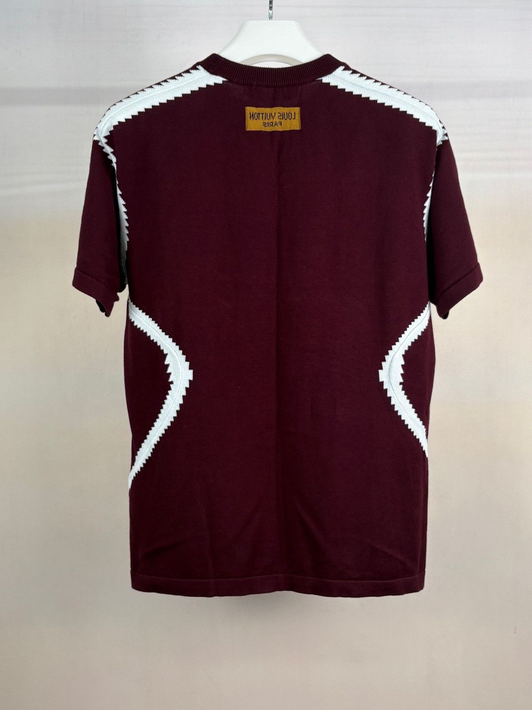 Louis Vuitton Louis Vuitton Logo Script Knit T-Shirt M Size US M / EU 48-50 / 2 - 2 Thumbnail