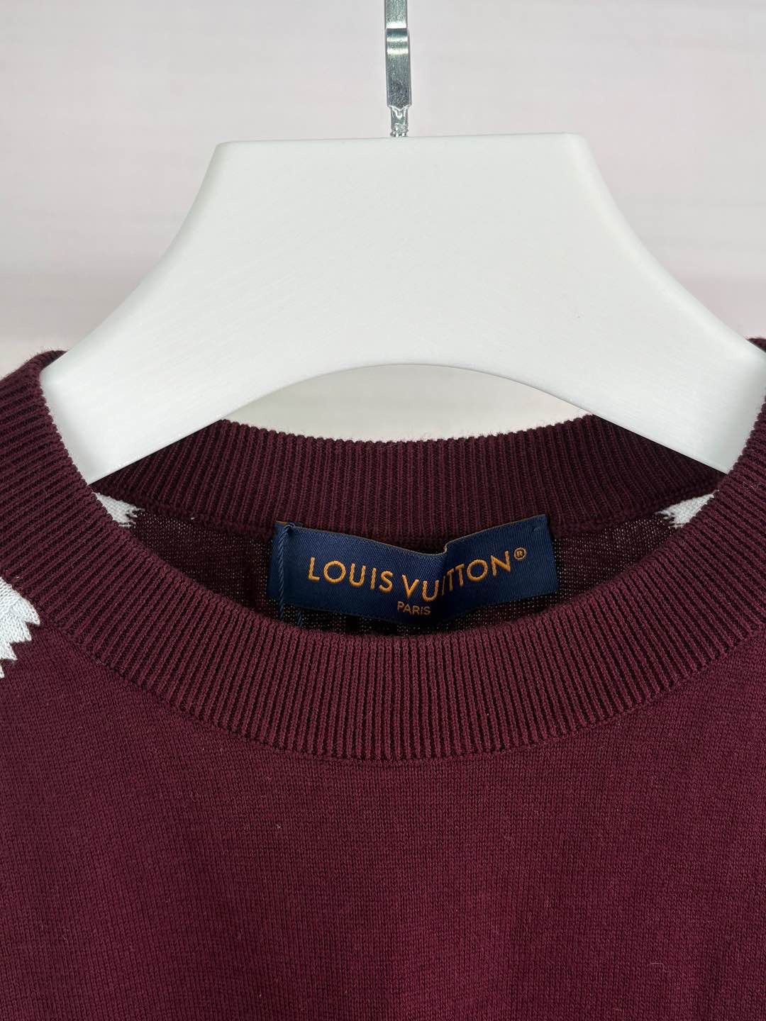 Louis Vuitton Louis Vuitton Logo Script Knit T-Shirt M Size US M / EU 48-50 / 2 - 5 Thumbnail