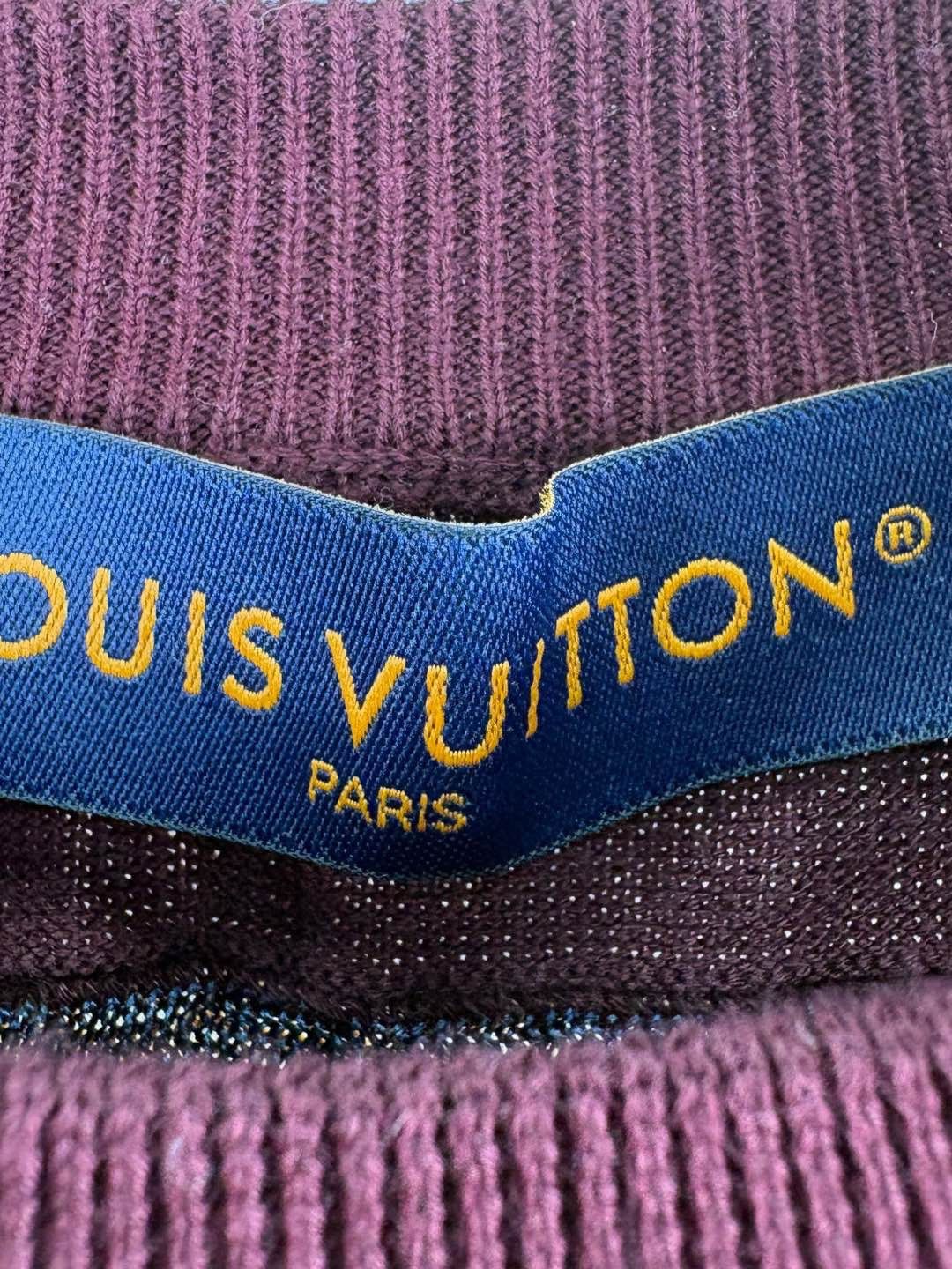 Louis Vuitton Louis Vuitton Logo Script Knit T-Shirt M Size US M / EU 48-50 / 2 - 3 Thumbnail