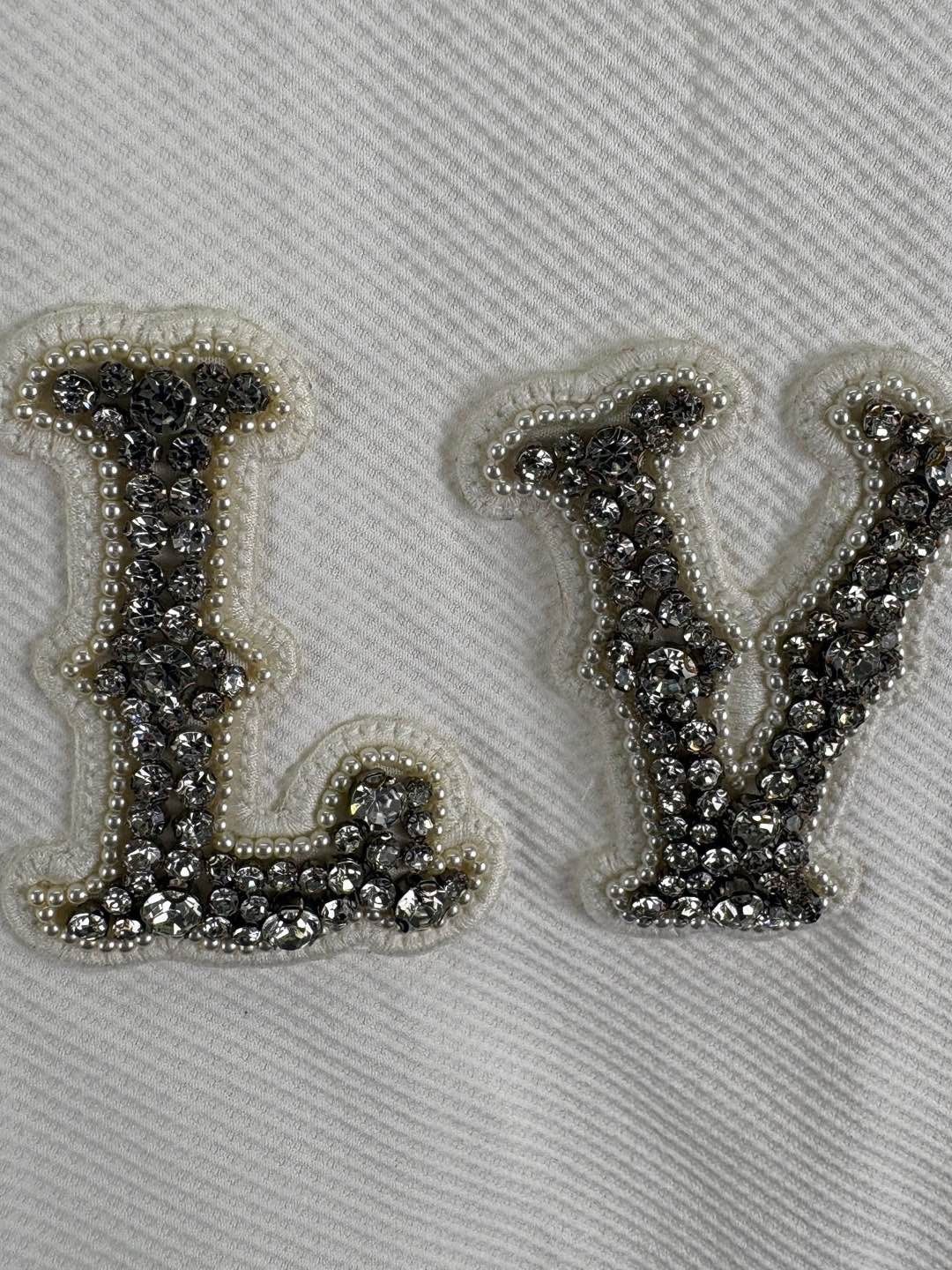 Louis Vuitton Louis Vuitton Crystal Appliqué Polo Size XL Size US XL / EU 56 / 4 - 6 Thumbnail