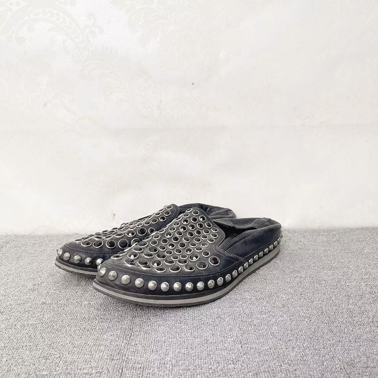 Prada Prada Studded Crystal Slip On Shoes Size 5.5 Size US 5.5 / IT 35.5 - 6 Thumbnail