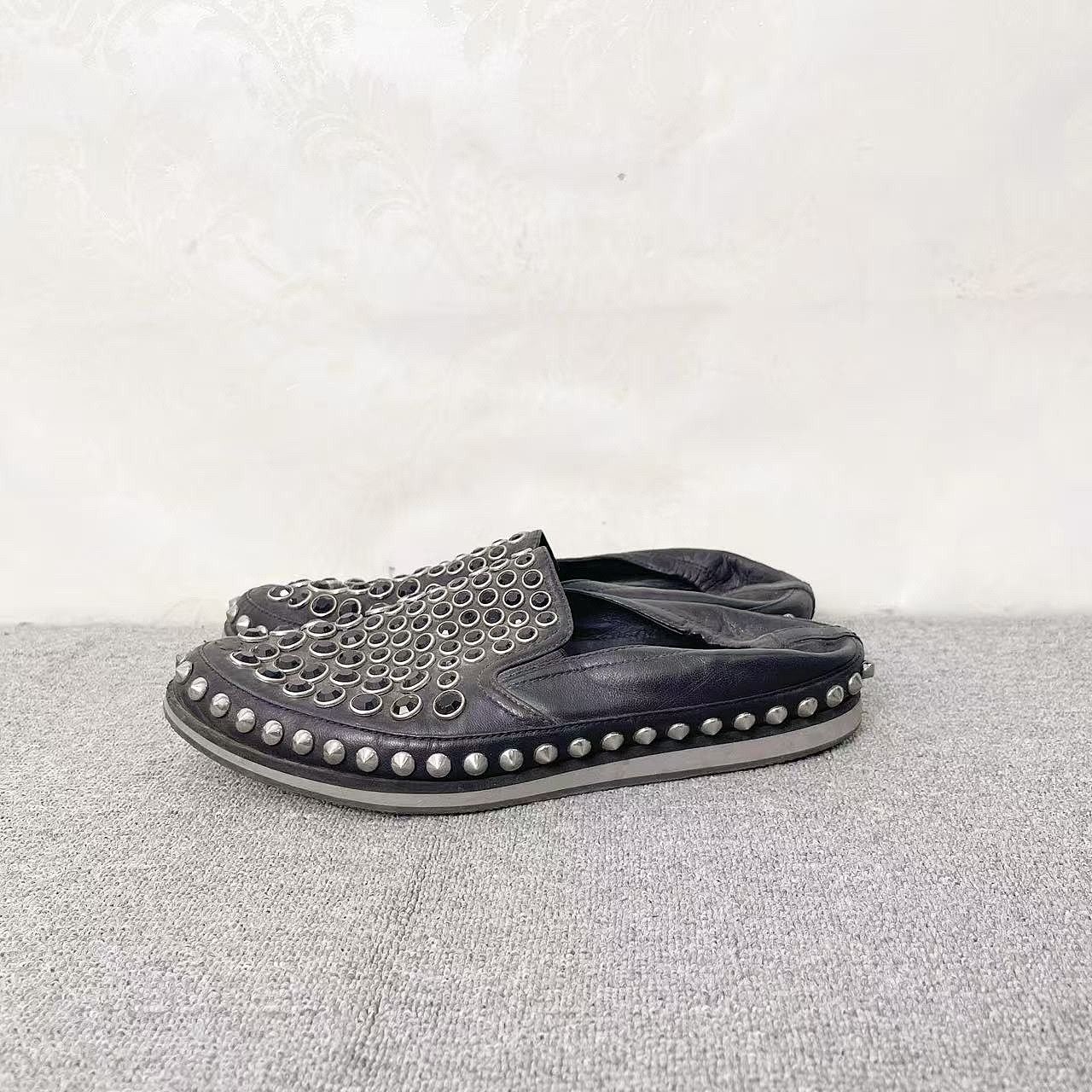 Prada Prada Studded Crystal Slip On Shoes Size 5.5 Size US 5.5 / IT 35.5 - 9 Thumbnail