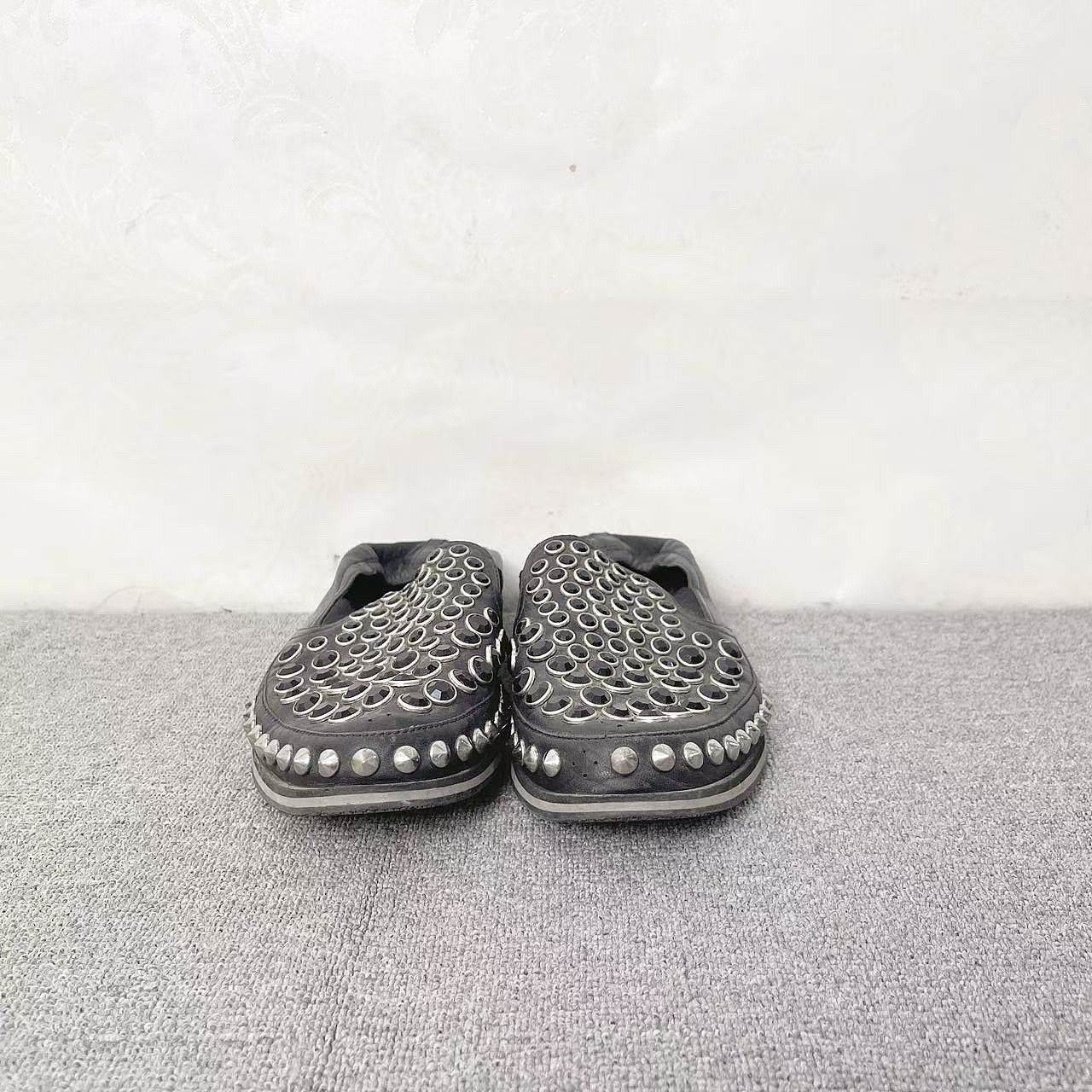 Prada Prada Studded Crystal Slip On Shoes Size 5.5 Size US 5.5 / IT 35.5 - 2 Thumbnail