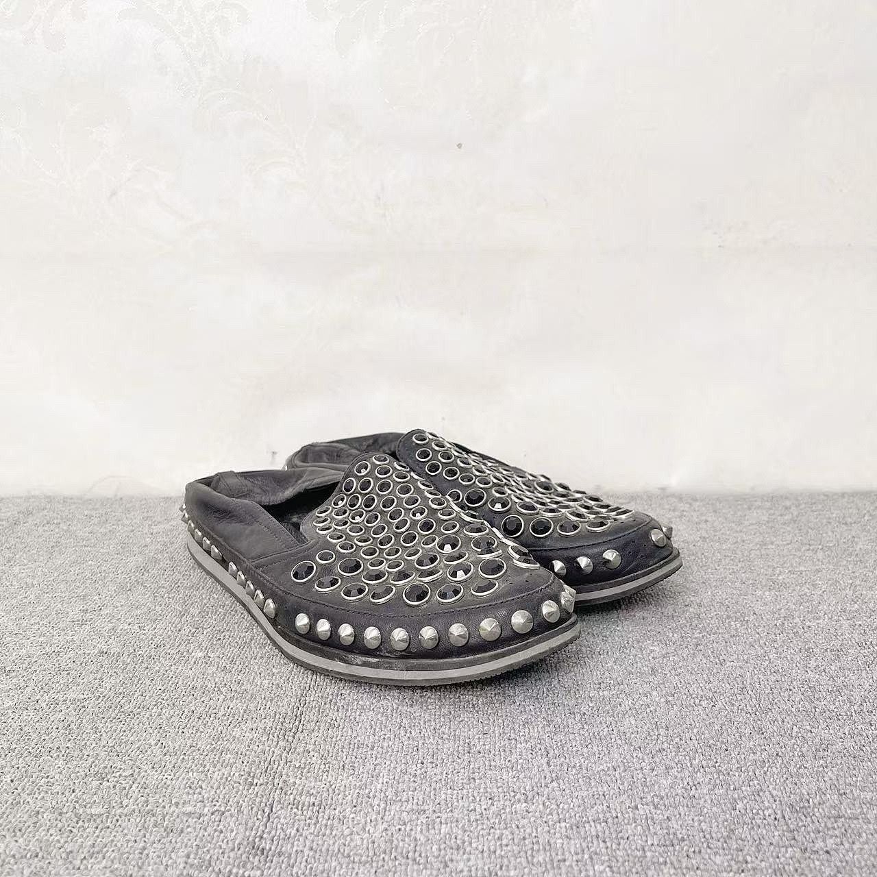 Prada Prada Studded Crystal Slip On Shoes Size 5.5 Size US 5.5 / IT 35.5 - 7 Thumbnail