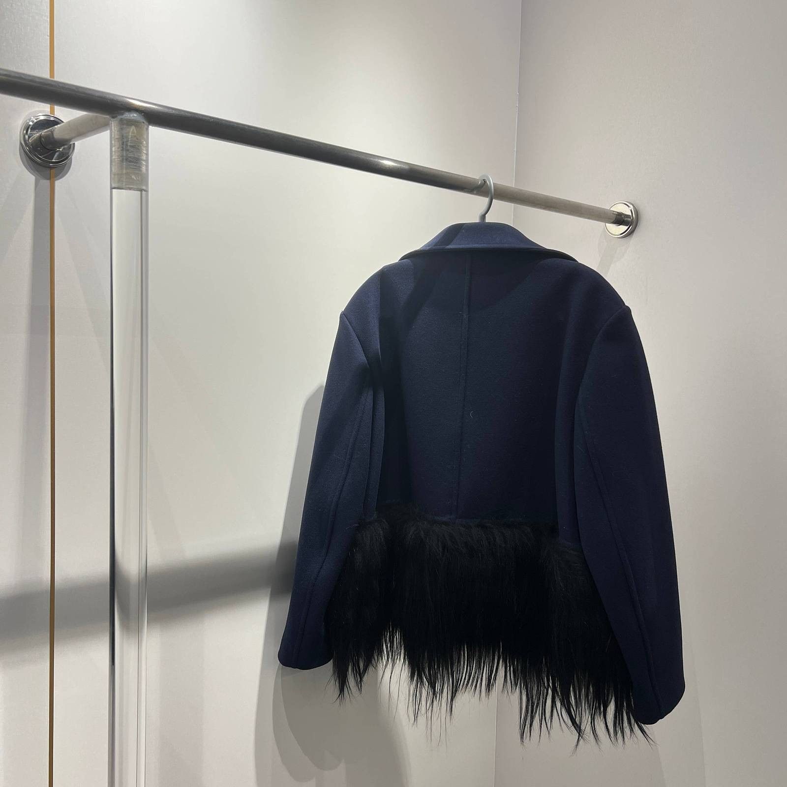 Prada Prada Wool Fringe Jacket Size 42 Size M / US 6-8 / IT 42-44 - 2 Thumbnail