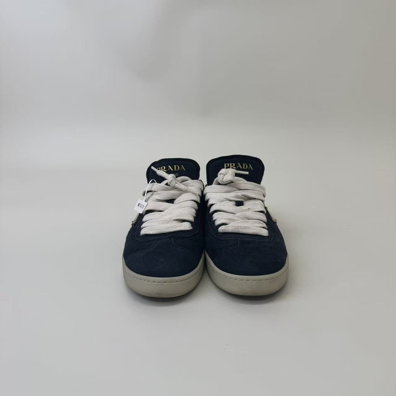 Prada Prada Suede Low-Top Sneakers Size 37.5 Size US 7.5 / IT 37.5 - 2 Thumbnail