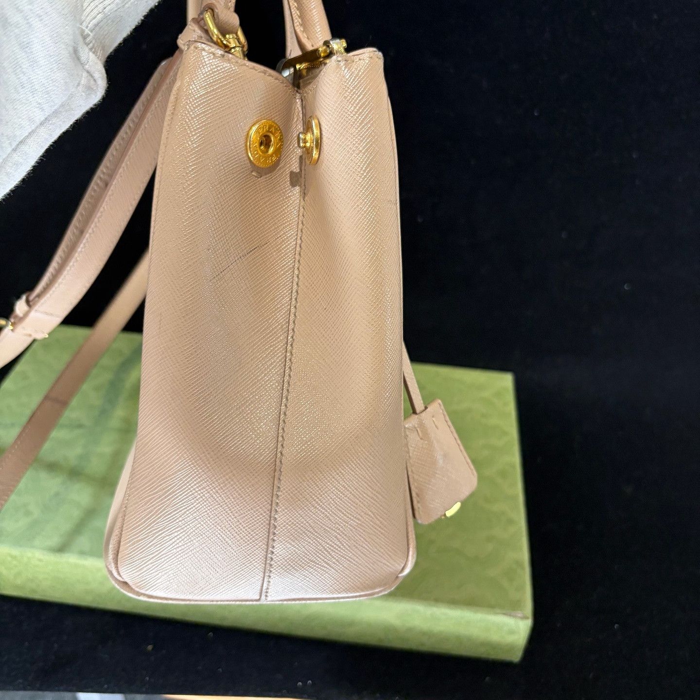 Prada Prada Saffiano Leather Handle Bag Size ONE SIZE - 5 Thumbnail