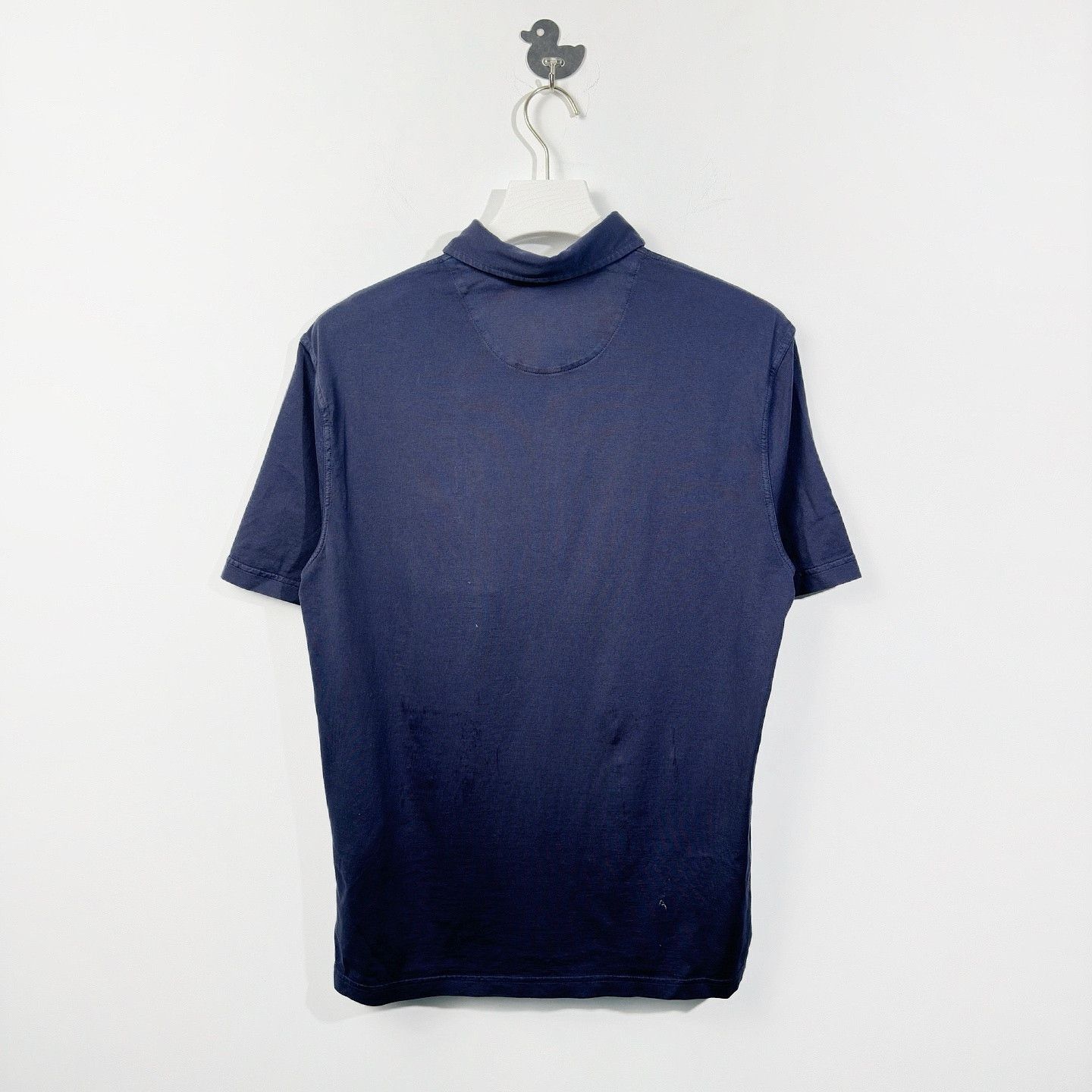 Prada Prada Navy Cotton Polo Shirt Size M Size US M / EU 48-50 / 2 - 2 Thumbnail