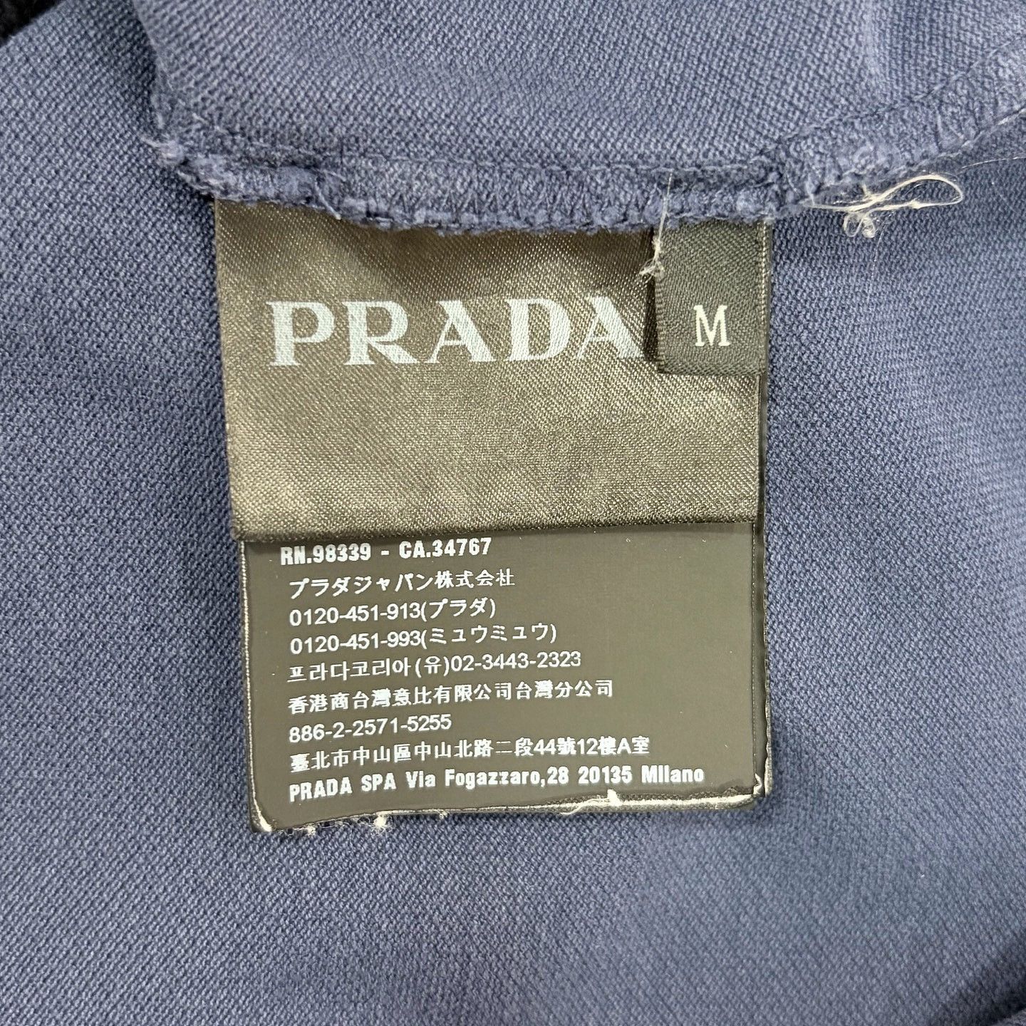 Prada Prada Logo Patch Polo Shirt Size M Size US M / EU 48-50 / 2 - 4 Thumbnail