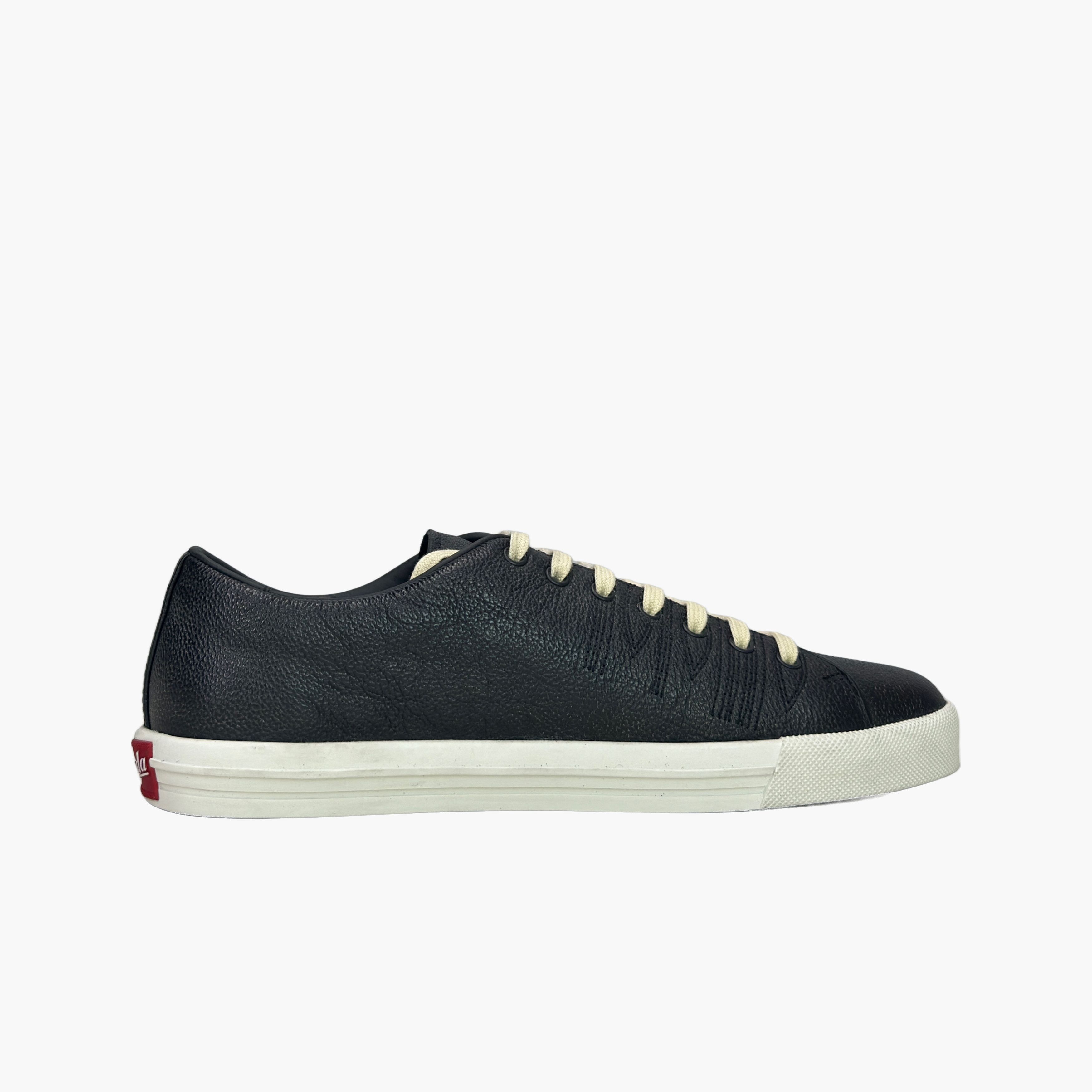 Prada Prada Leather Low-Top Sneakers Size 8.5 Size US 8.5 / EU 41-42 - 2 Thumbnail
