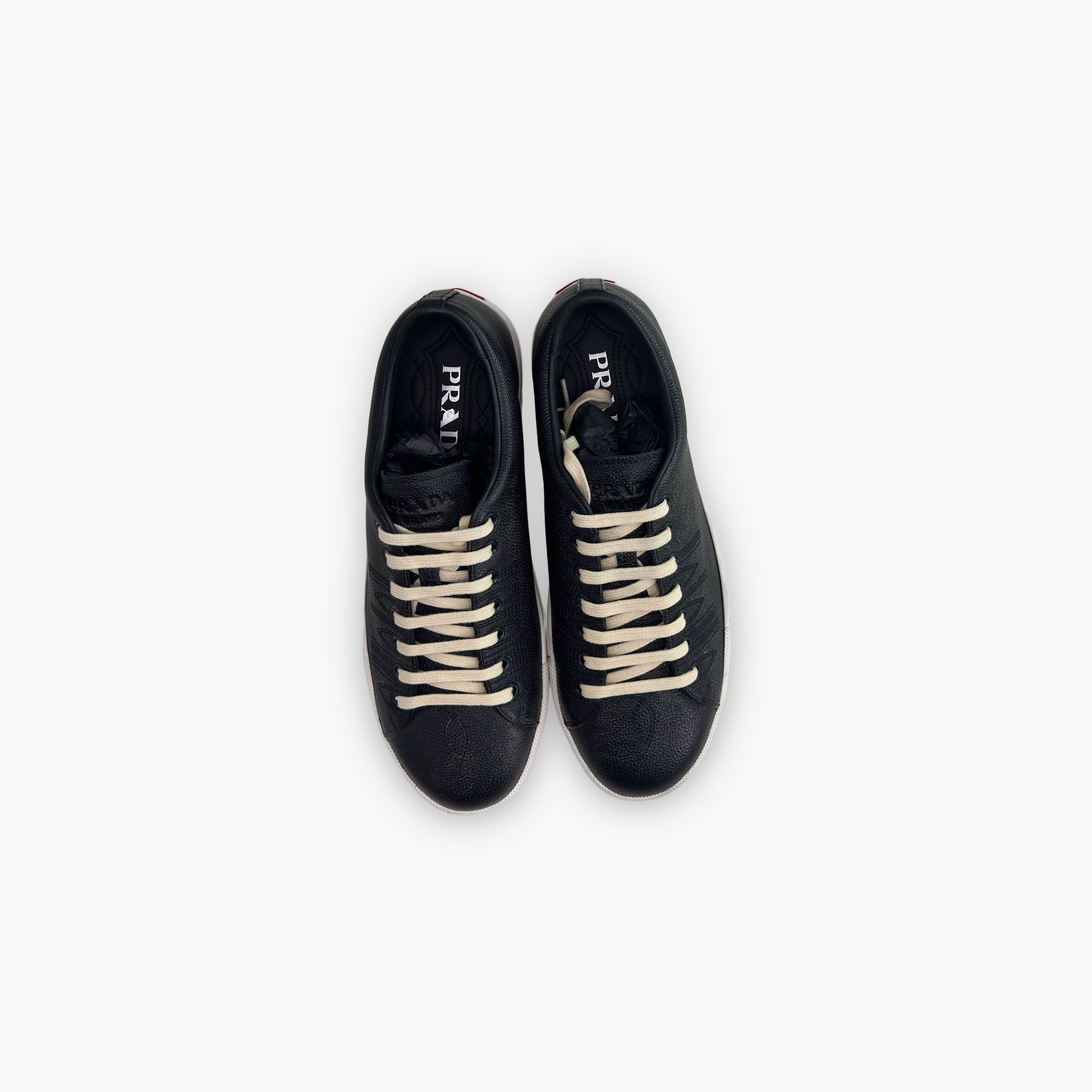 Prada Prada Leather Low-Top Sneakers Size 8.5 Size US 8.5 / EU 41-42 - 9 Thumbnail