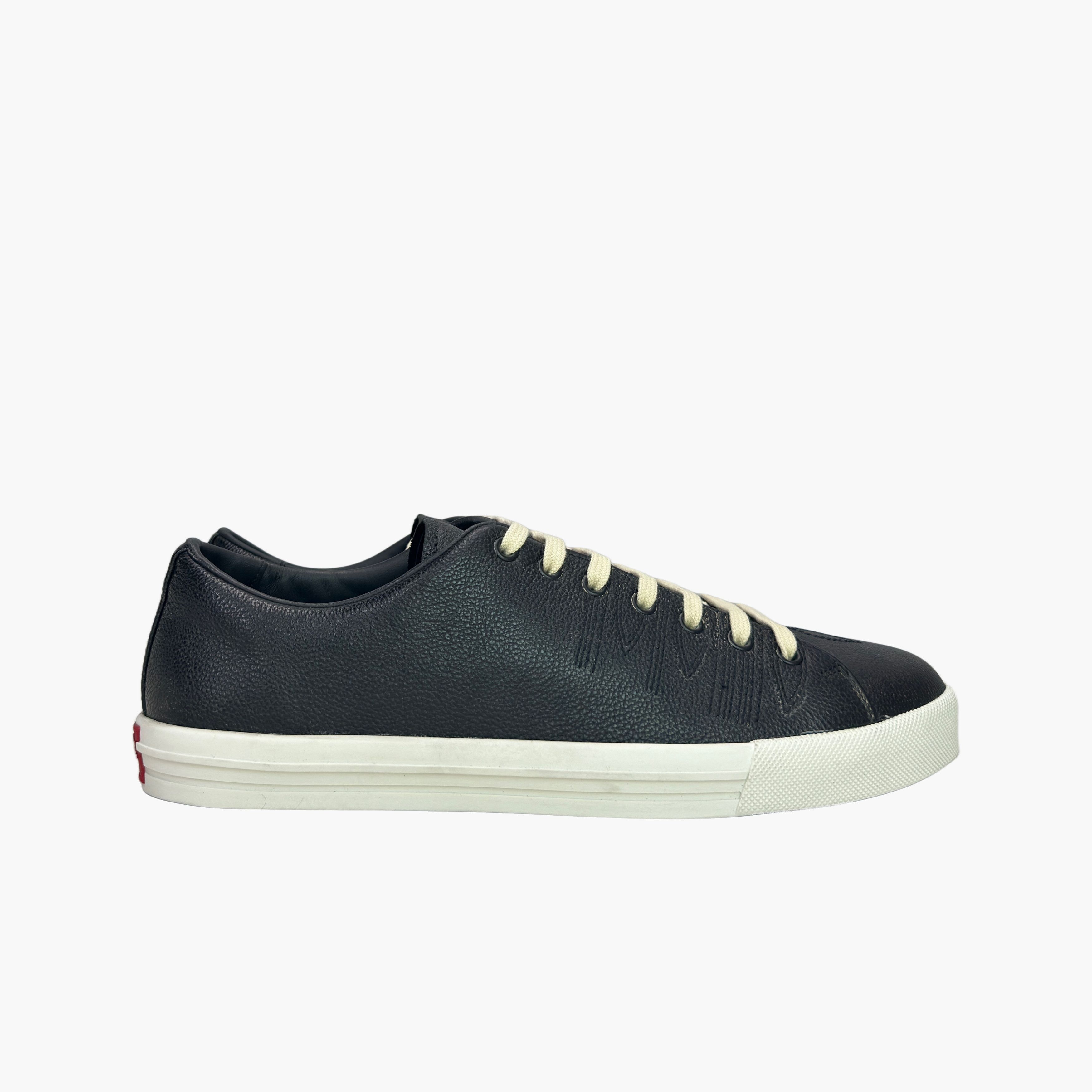Prada Prada Leather Low-Top Sneakers Size 8.5 Size US 8.5 / EU 41-42 - 4 Thumbnail