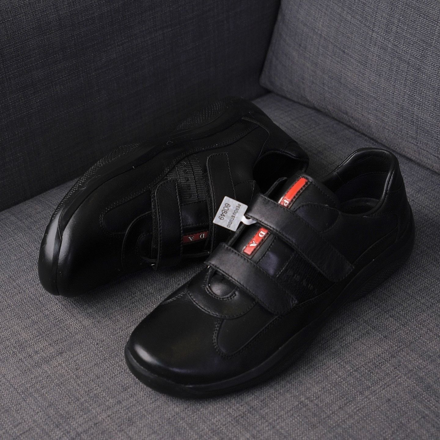 Prada PRADA Velcro Leather Sneakers Size 9.5 Size US 9.5 / EU 42-43 - 8 Thumbnail