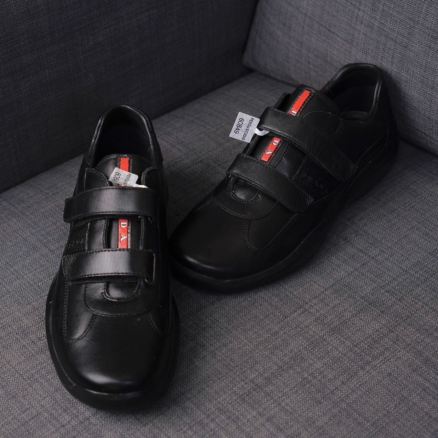 Prada PRADA Velcro Leather Sneakers Size 9.5 Size US 9.5 / EU 42-43 - 6 Thumbnail