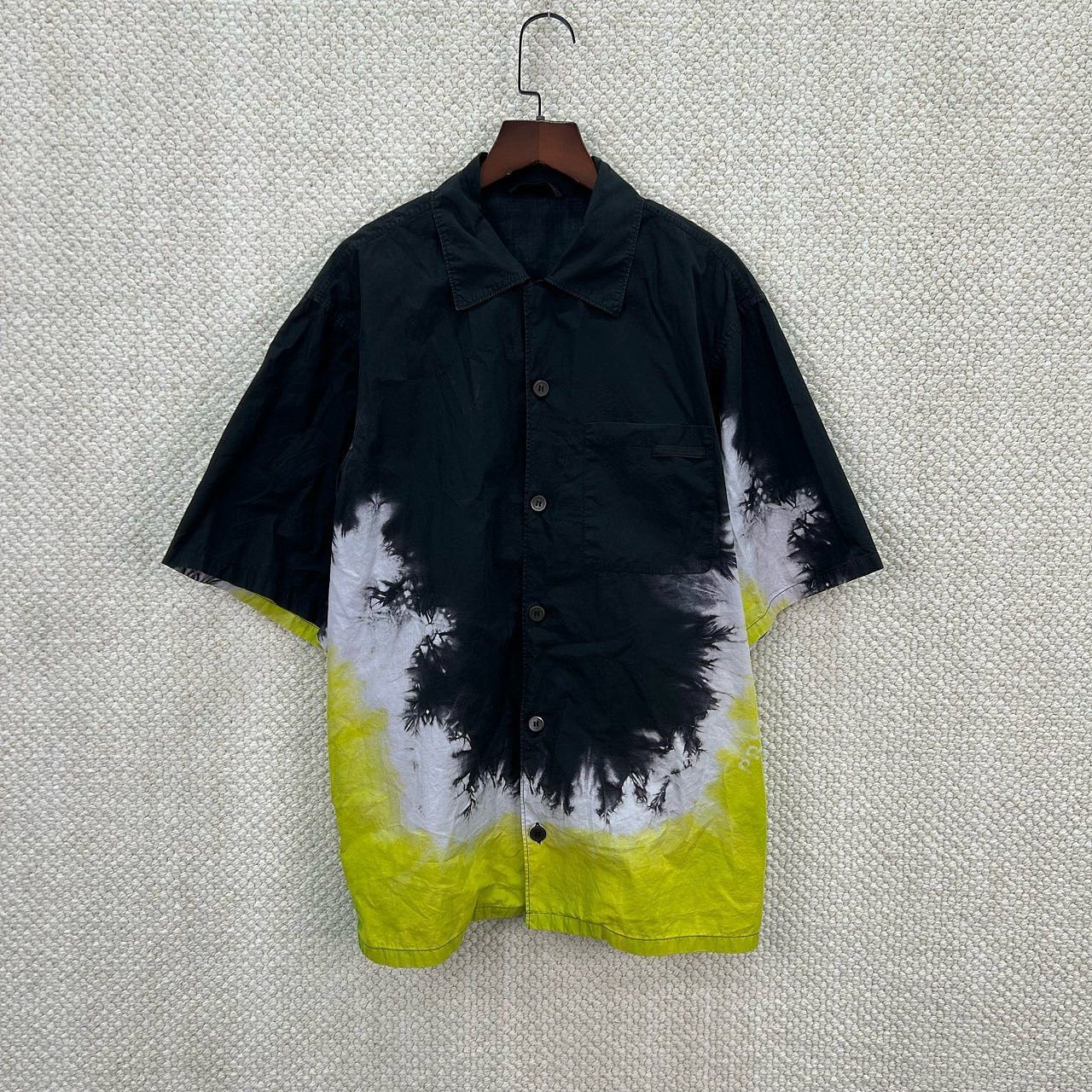 Prada Prada Tie-Dye Short Sleeve Shirt Size L Size US L / EU 52-54 / 3 - 6 Thumbnail